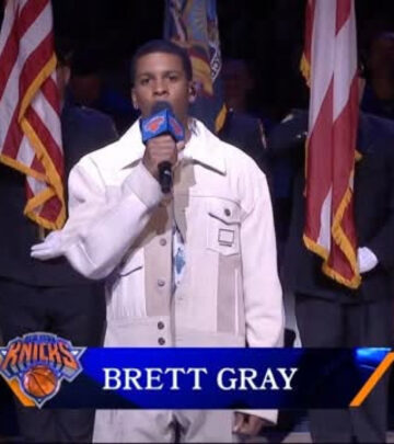 Debut performance at The Garden sparks buzz in NYC with heartfelt playoff wishes & proudly!