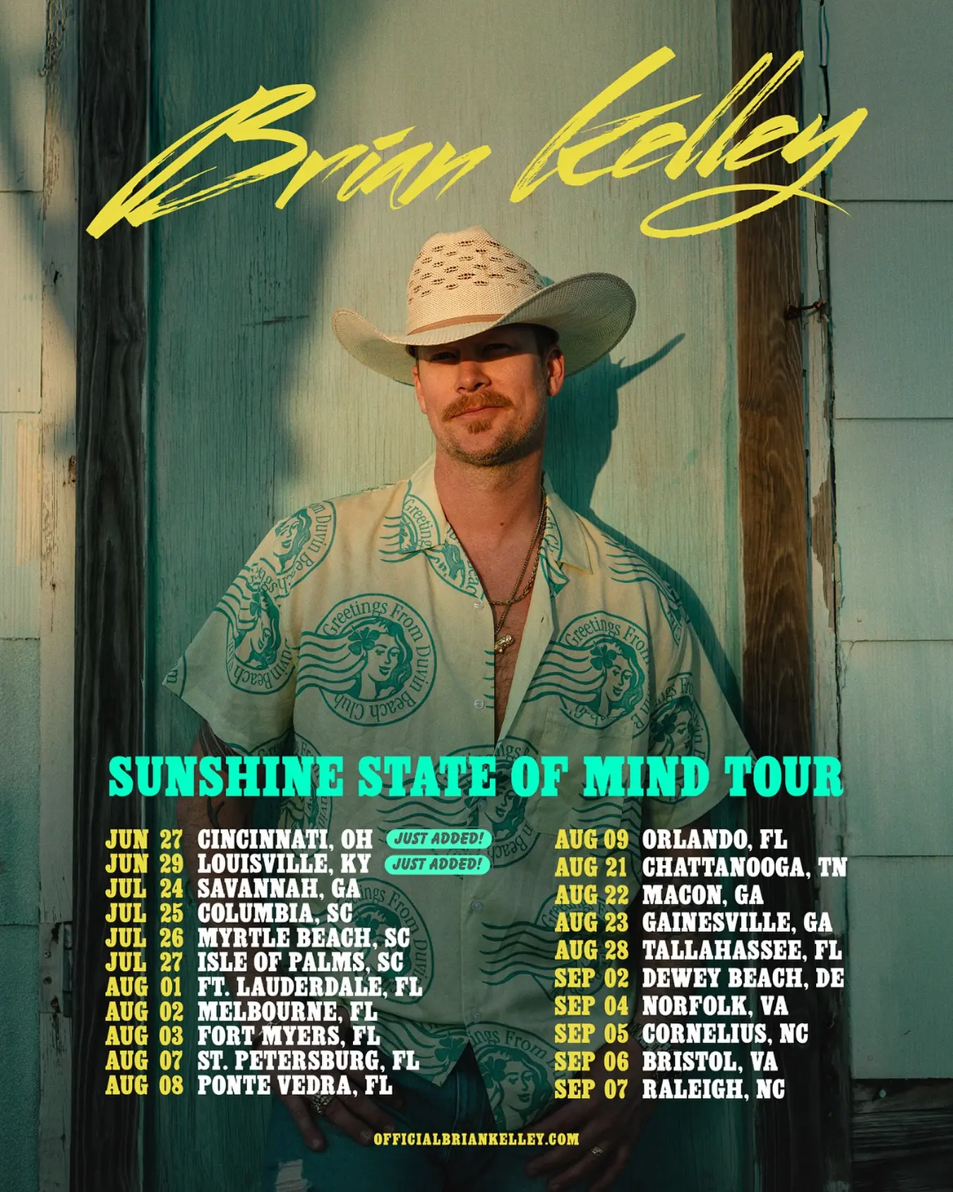 Brian Kelley Adds New Tour Dates in Ohio, Kentucky Country star Brian Kelley brings live music to Ohio and Kentucky this June on his tour Now