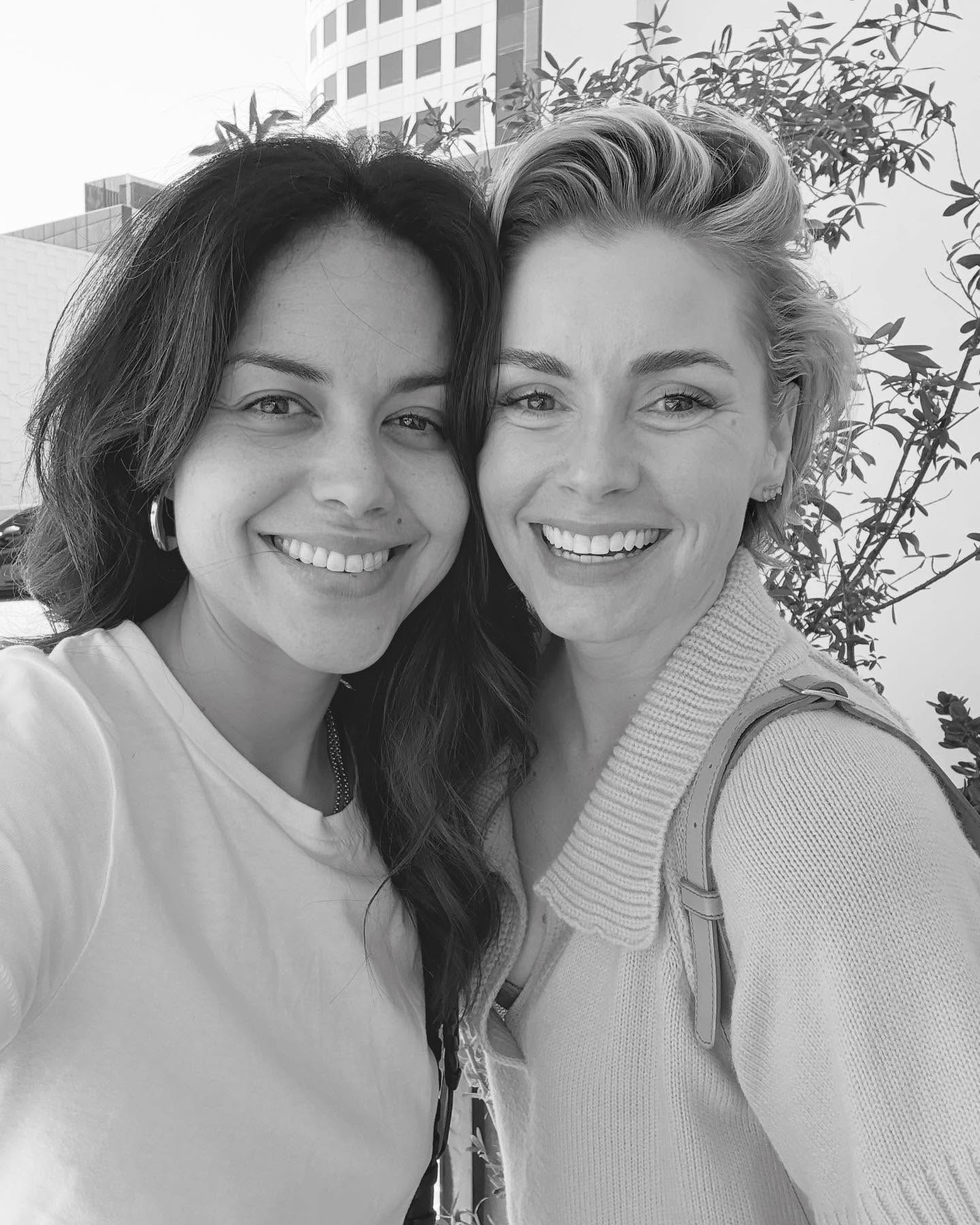 A heartfelt reunion as Brianna Brown celebrates a longstanding friendship with Alyssa Diaz.