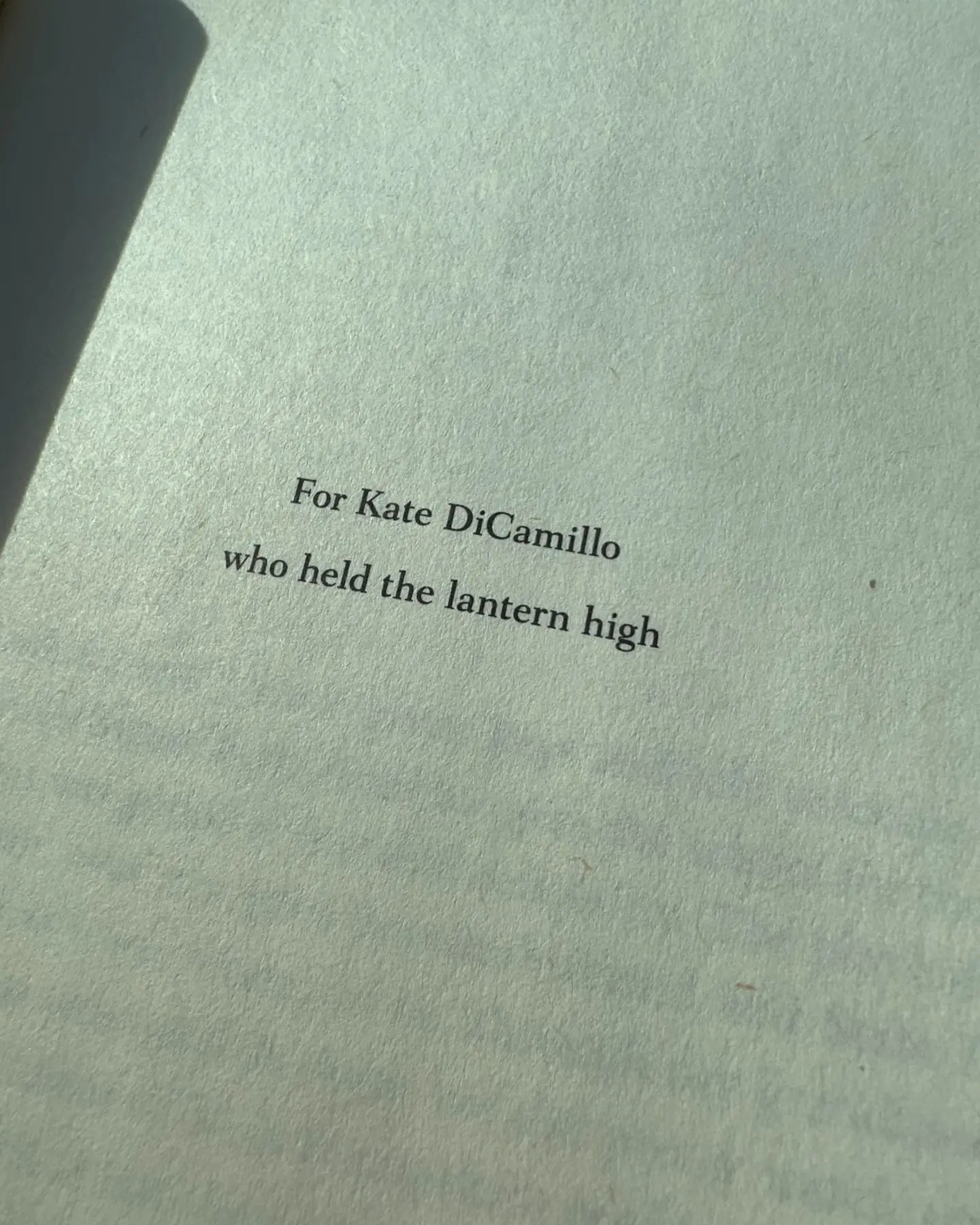 Veteran actress shares literary love by championing Tom Lake and a Kate DiCamillo tribute.