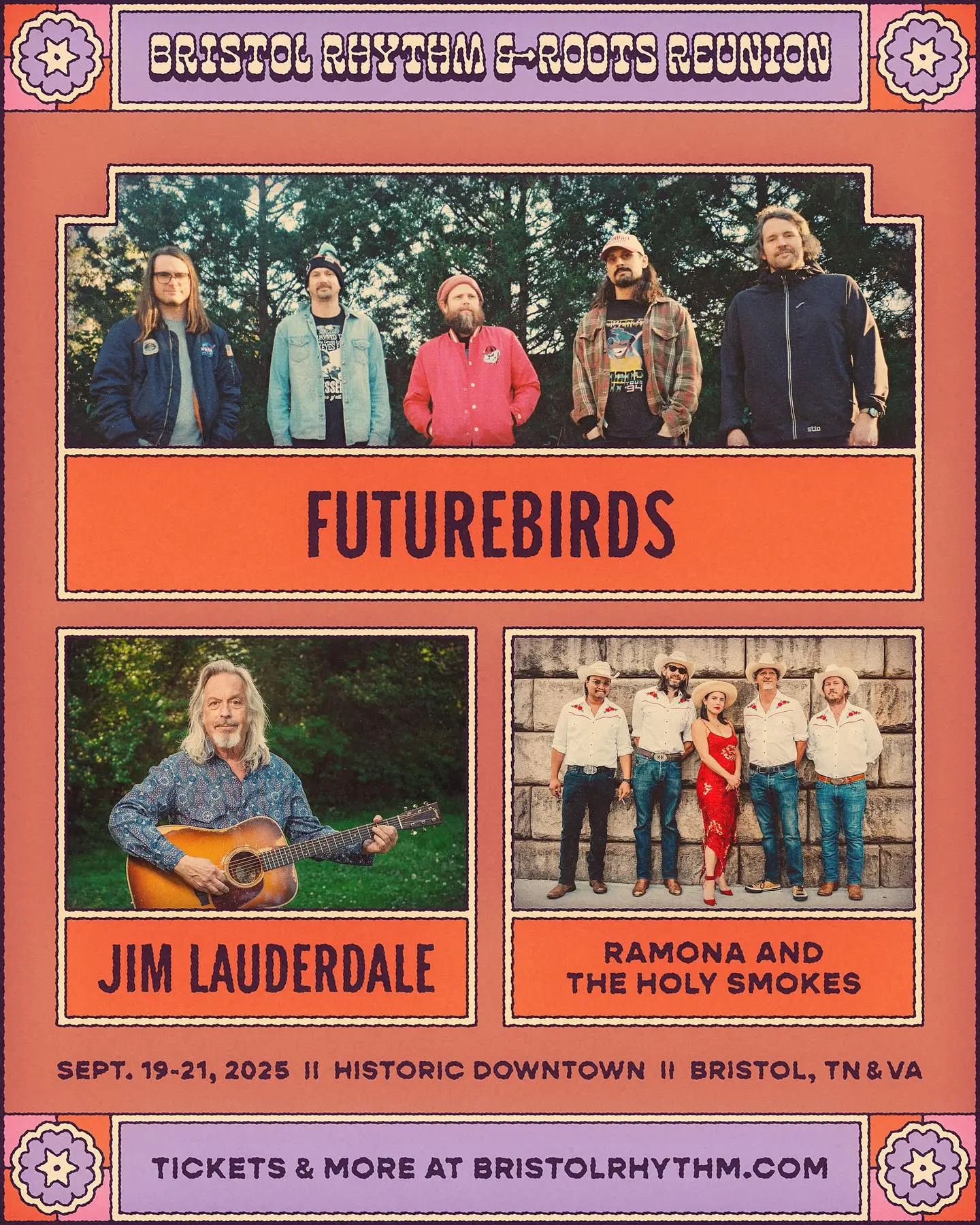 Bristol Rhythm welcomes Future Birds, Jim Lauderdale and Ramona & the Holy Smokes on board