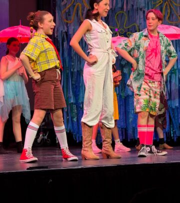 Broadway Moment: Daughter Shines As Sandy Cheeks