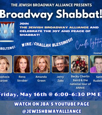 Performers unite with healing prayers & ANNIE tour highlights live on YouTube tonight.