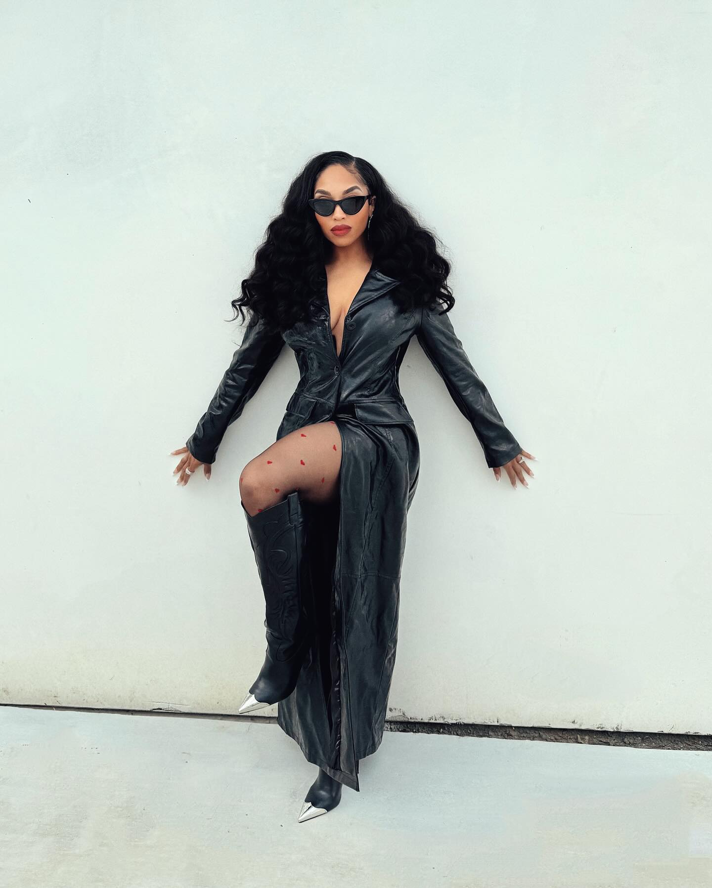 Brooke Valentine’s School Drop-Off Style