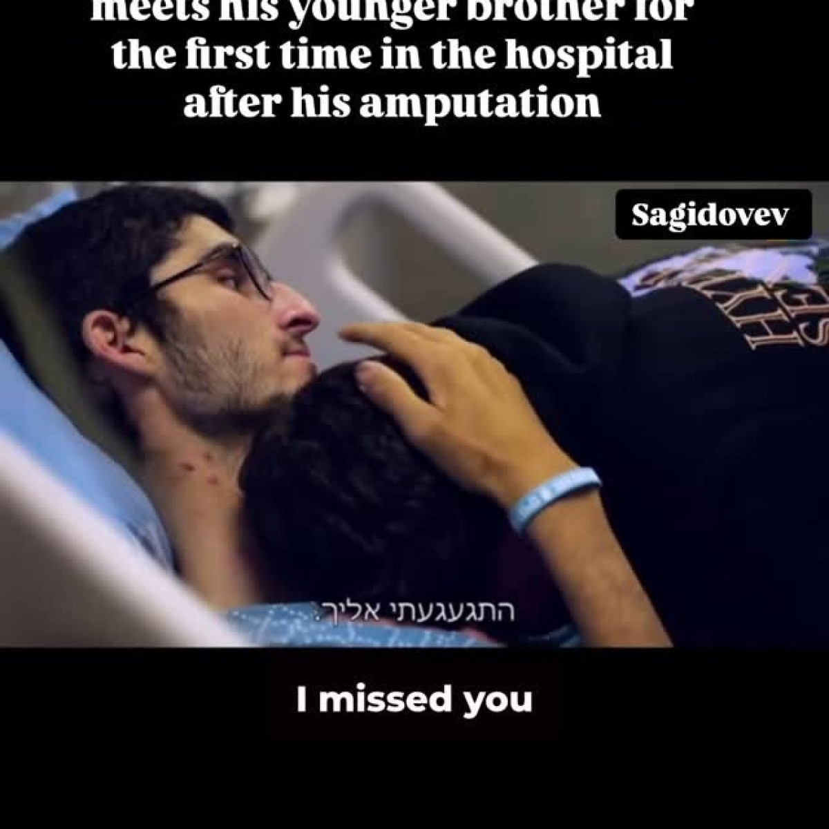 Brotherly Bond: A Heartfelt Hospital Reunion In a moving moment, wounded David meets his younger brother, showing love and strength!!!