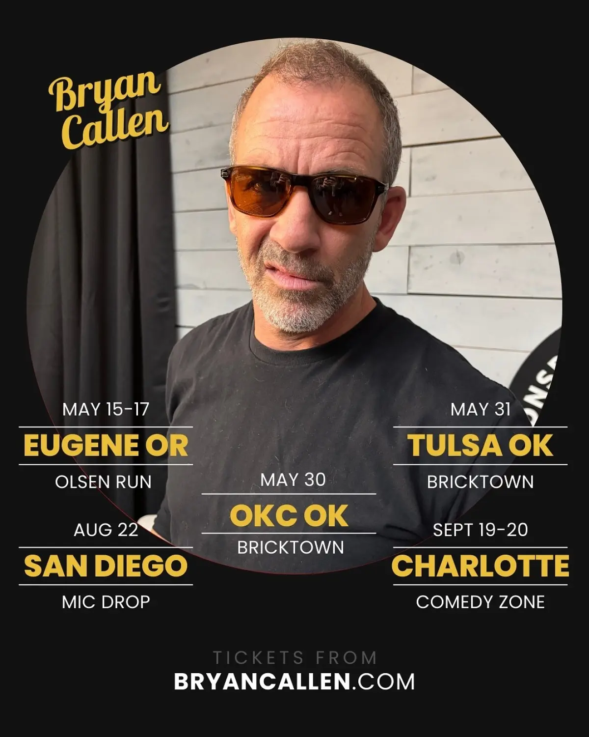 Bryan Callen launches city tours offering exclusive giveaways for eager fans – join in now. 