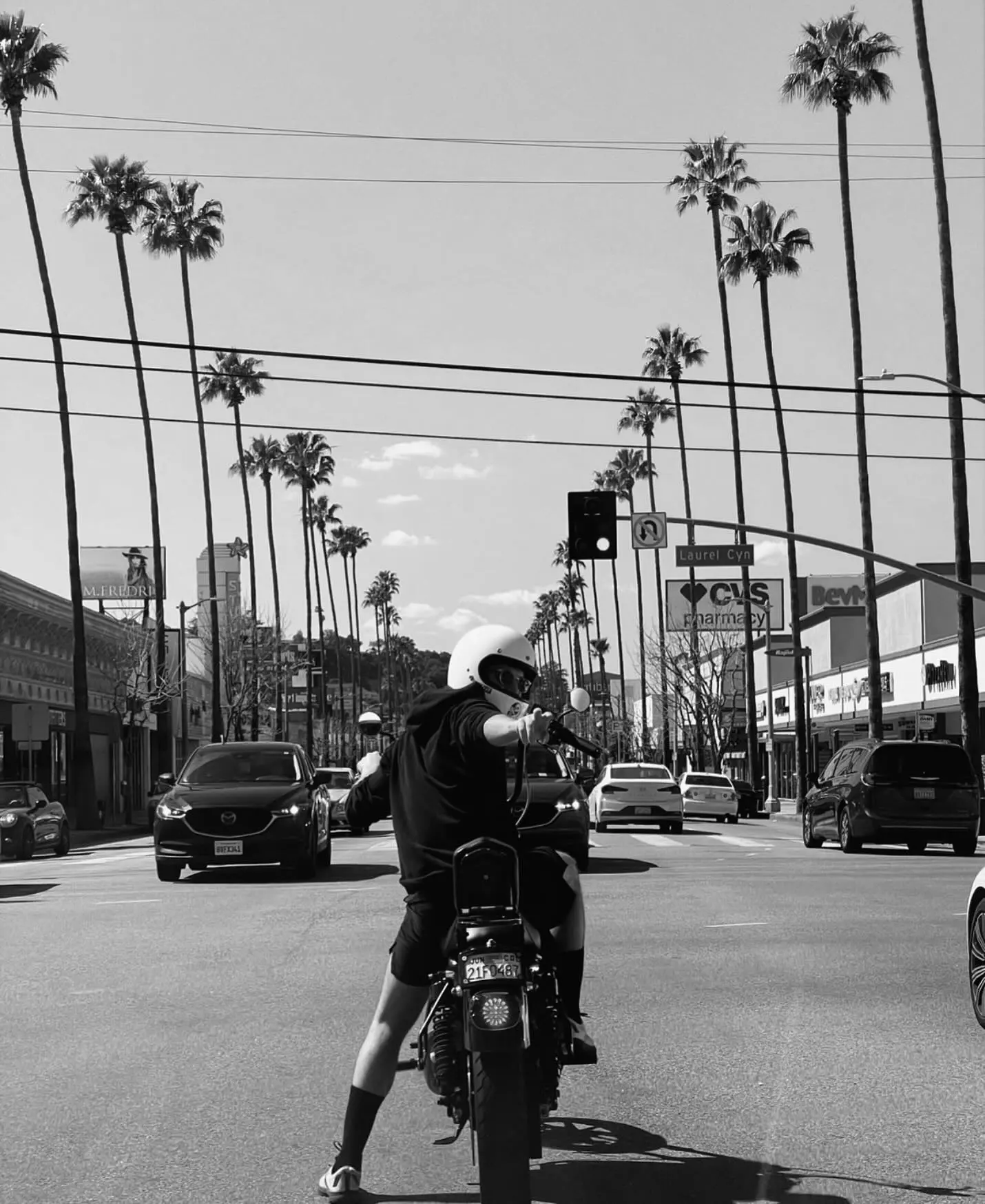 The actor highlights his new vibe as he showcases his affinity for classic bikes in style