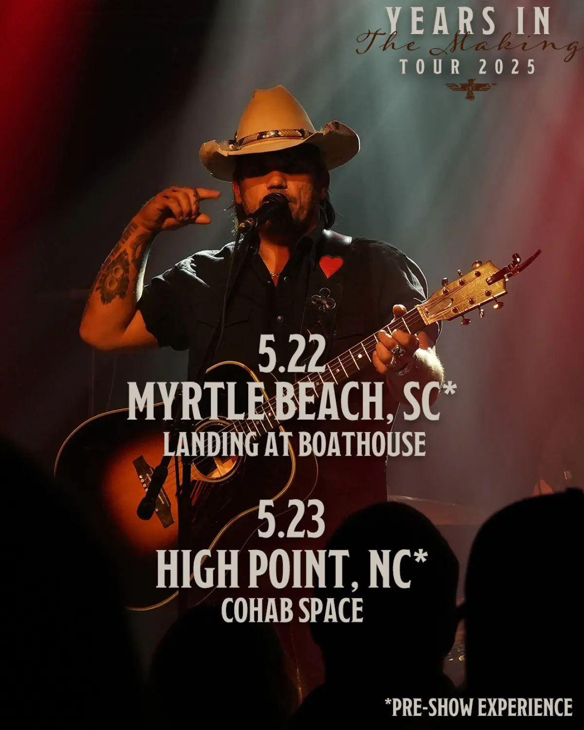 Bryan Martin Launches Pre-Show Meetups in the Carolinas Catch exclusive pre-set chats via his bio link and chat online before each concert weekend