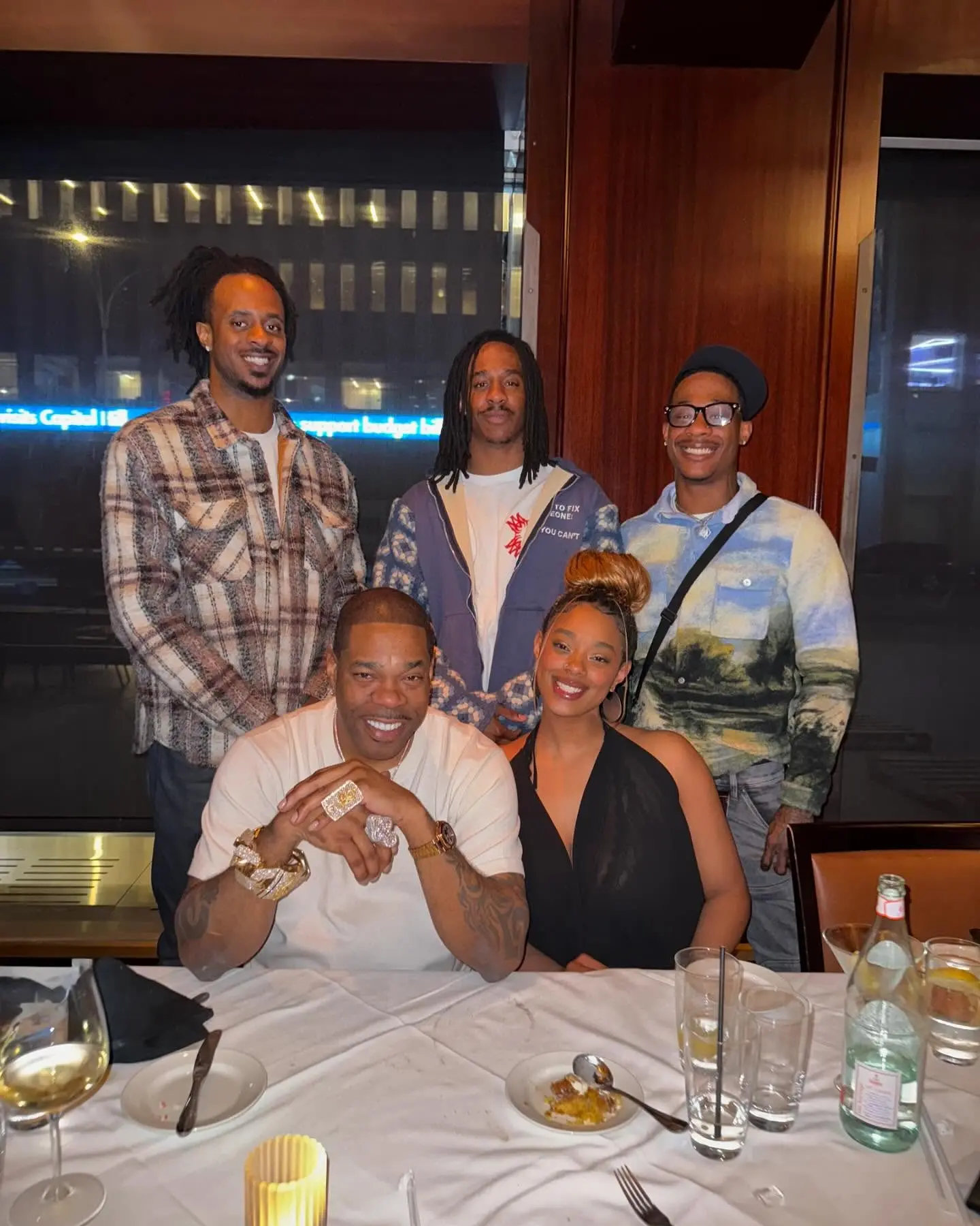 Busta Rhymes Celebrates Birthday With Four Children Hip-hop star shares touching note plus snapshots of a festive dinner at favorite NYC spot!