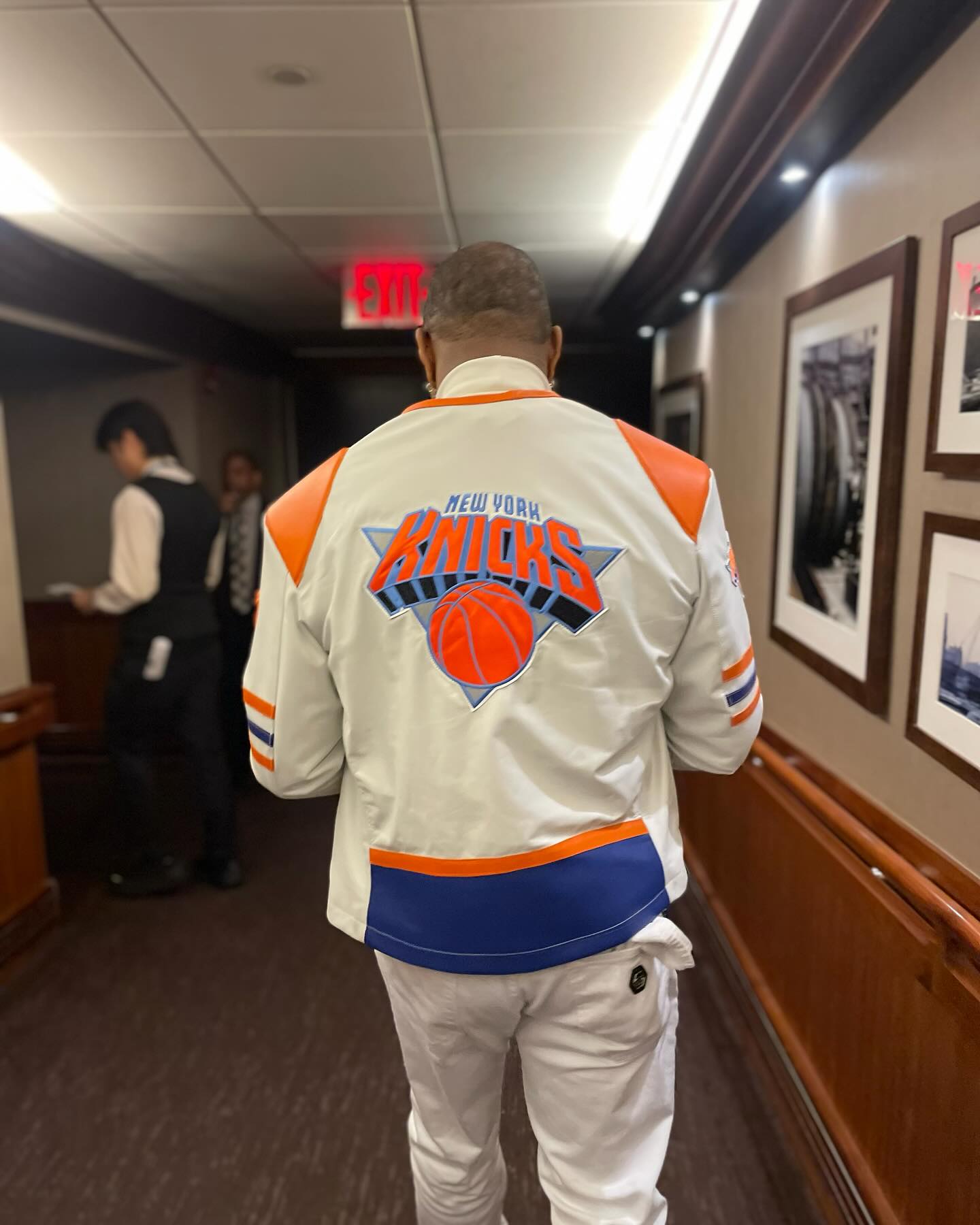 Busta Rhymes Celebrates Knicks Victory Over Boston