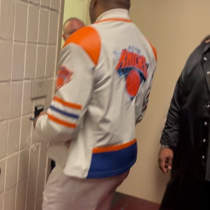 Busta Rhymes Celebrates Knicks Victory Over Boston