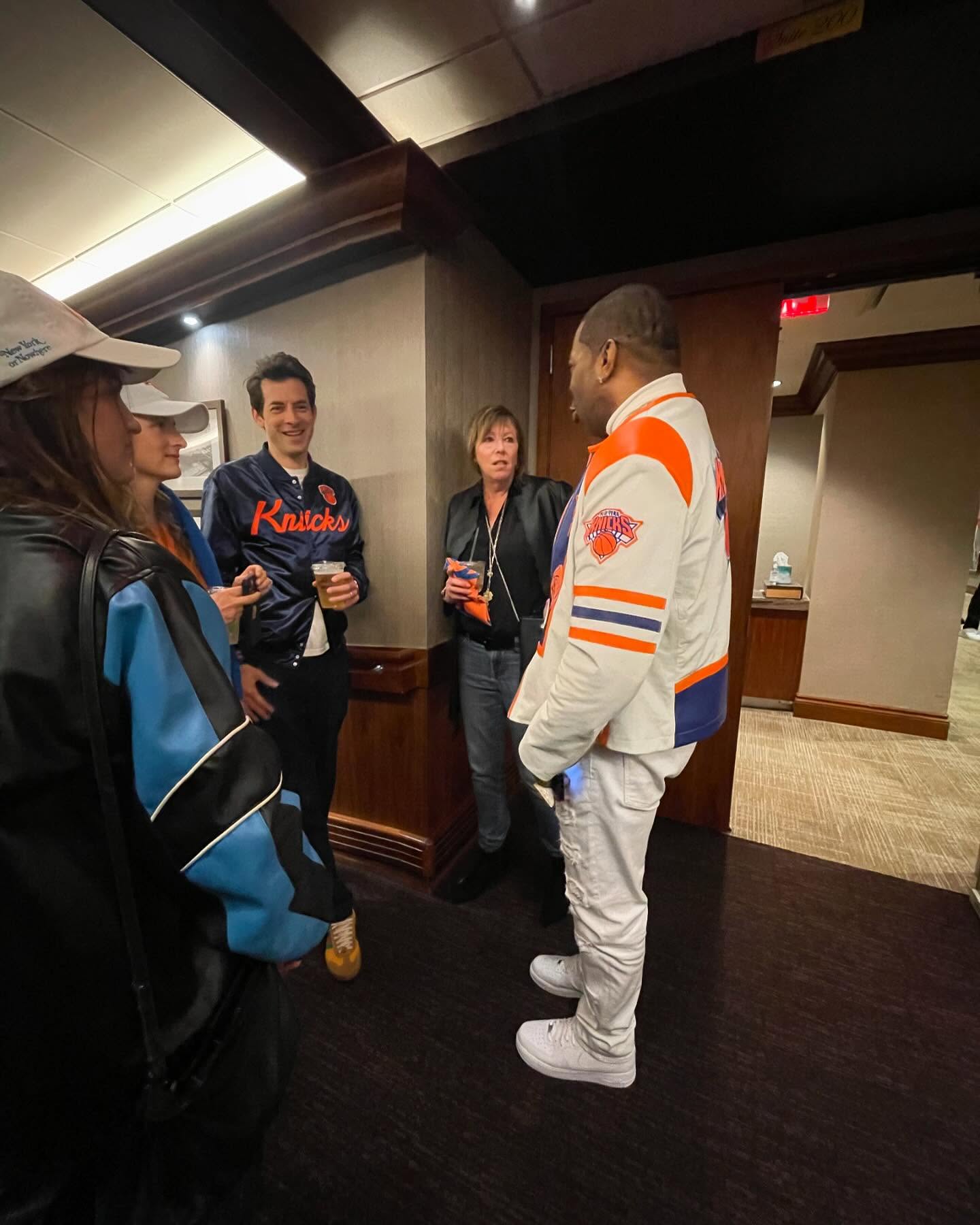 Busta Rhymes Celebrates Knicks Victory Over Boston