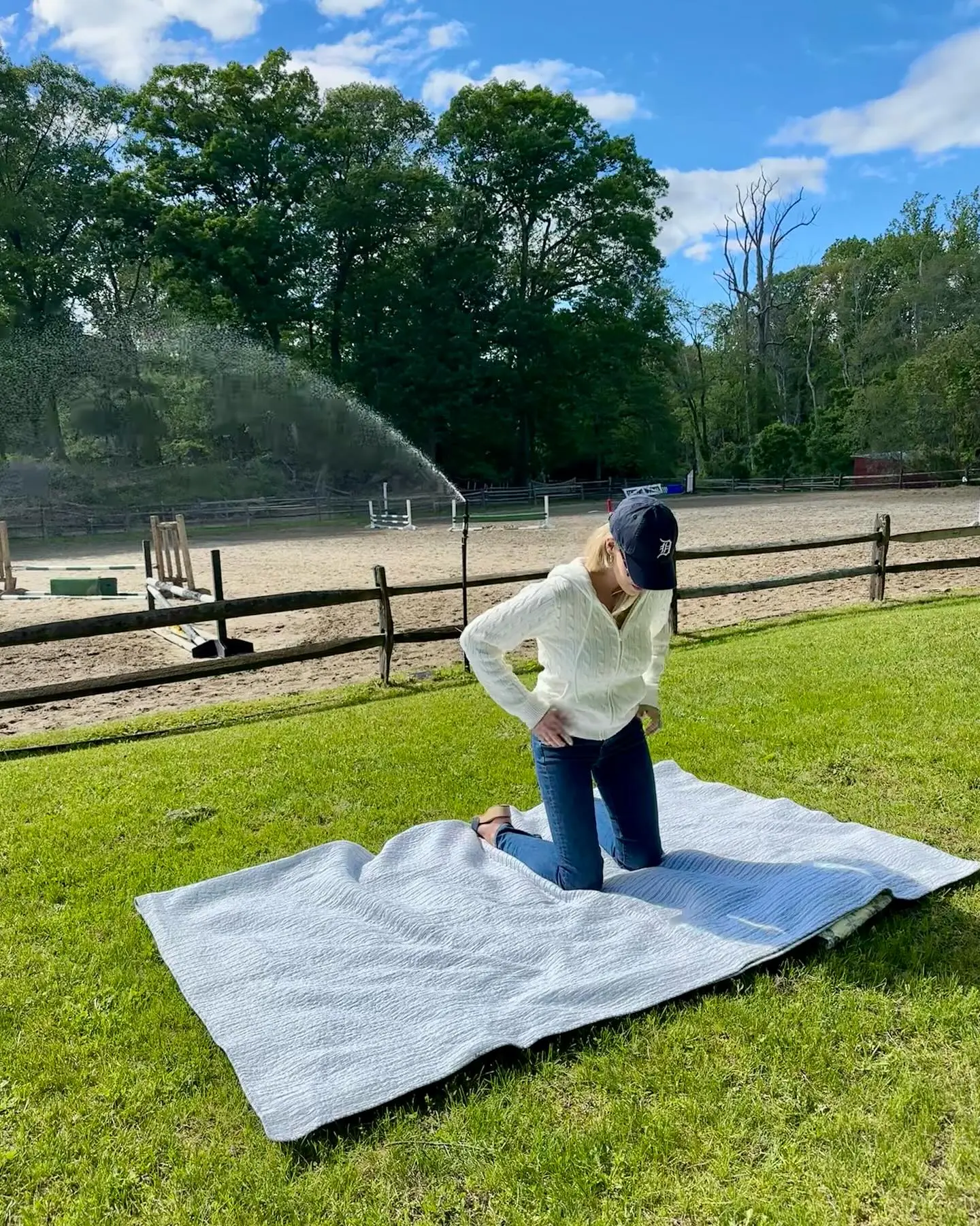 Byrdie Bell Enjoys Family Riding Lesson A star comes back to her roots to witness sister’s equestrian session amid rustic elegance