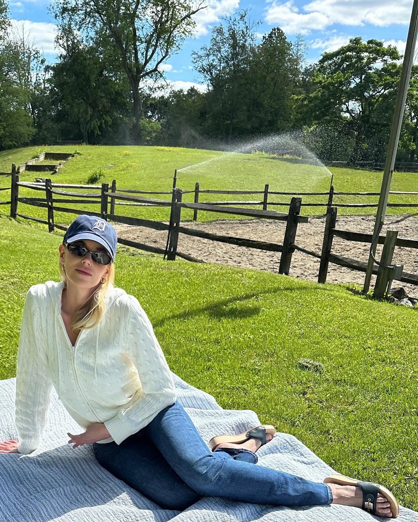 Byrdie Bell Enjoys Family Riding Lesson