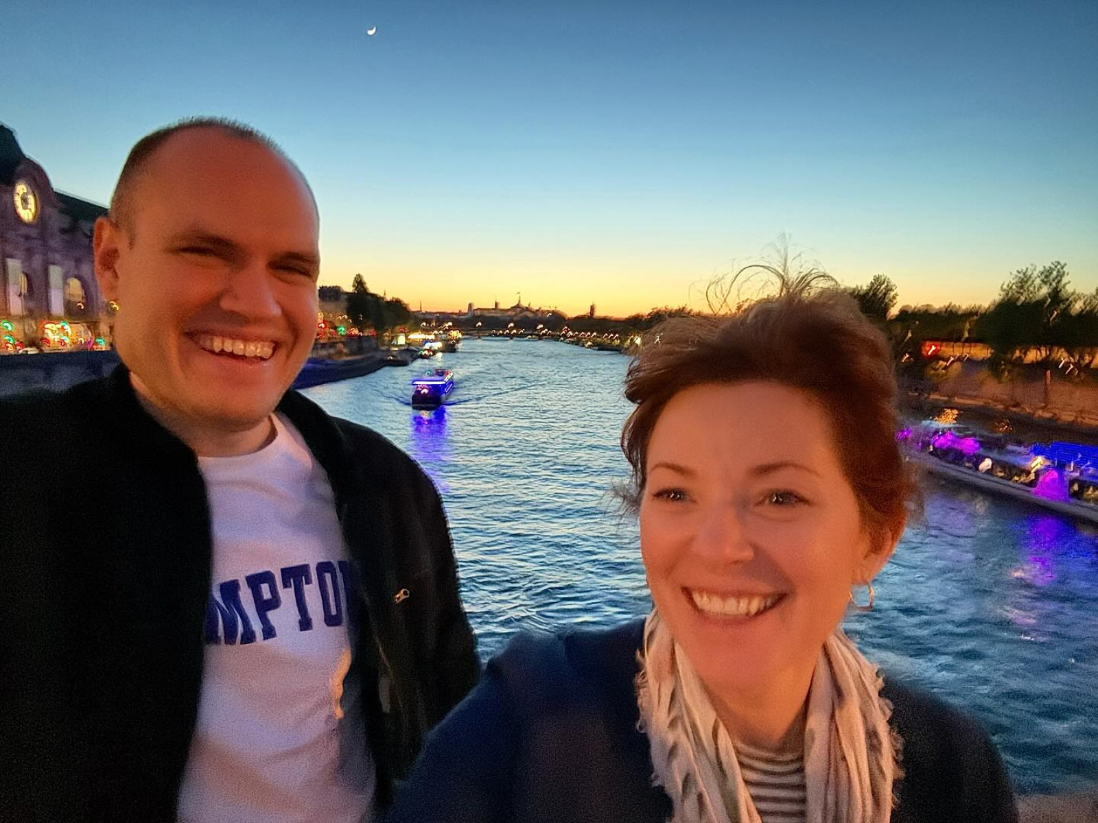 Cady McClain wanders Paris with friend Rob Howard, embracing the city's charm and history.