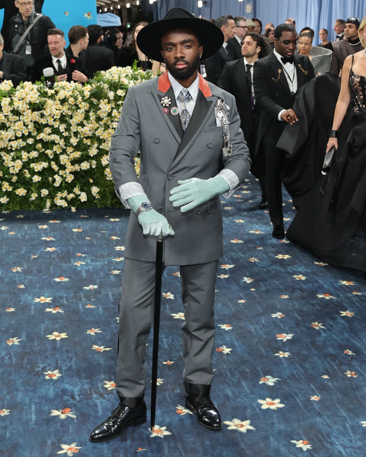 Caleb McLaughlin Shines At Met Gala In Dior Winter ’20 Caleb dazzles at 2025 Met Gala in a slate tuxedo, flawlessly embodying chic black style.!