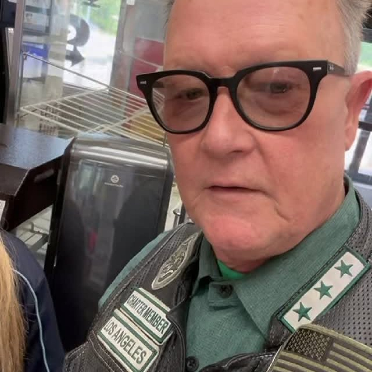 Calhoun Ride For Heroes With Celebrity Figures In Calhoun, an Epic Ride: Kathy Gazaway and Robert Patrick drive a Heroes Road Journey