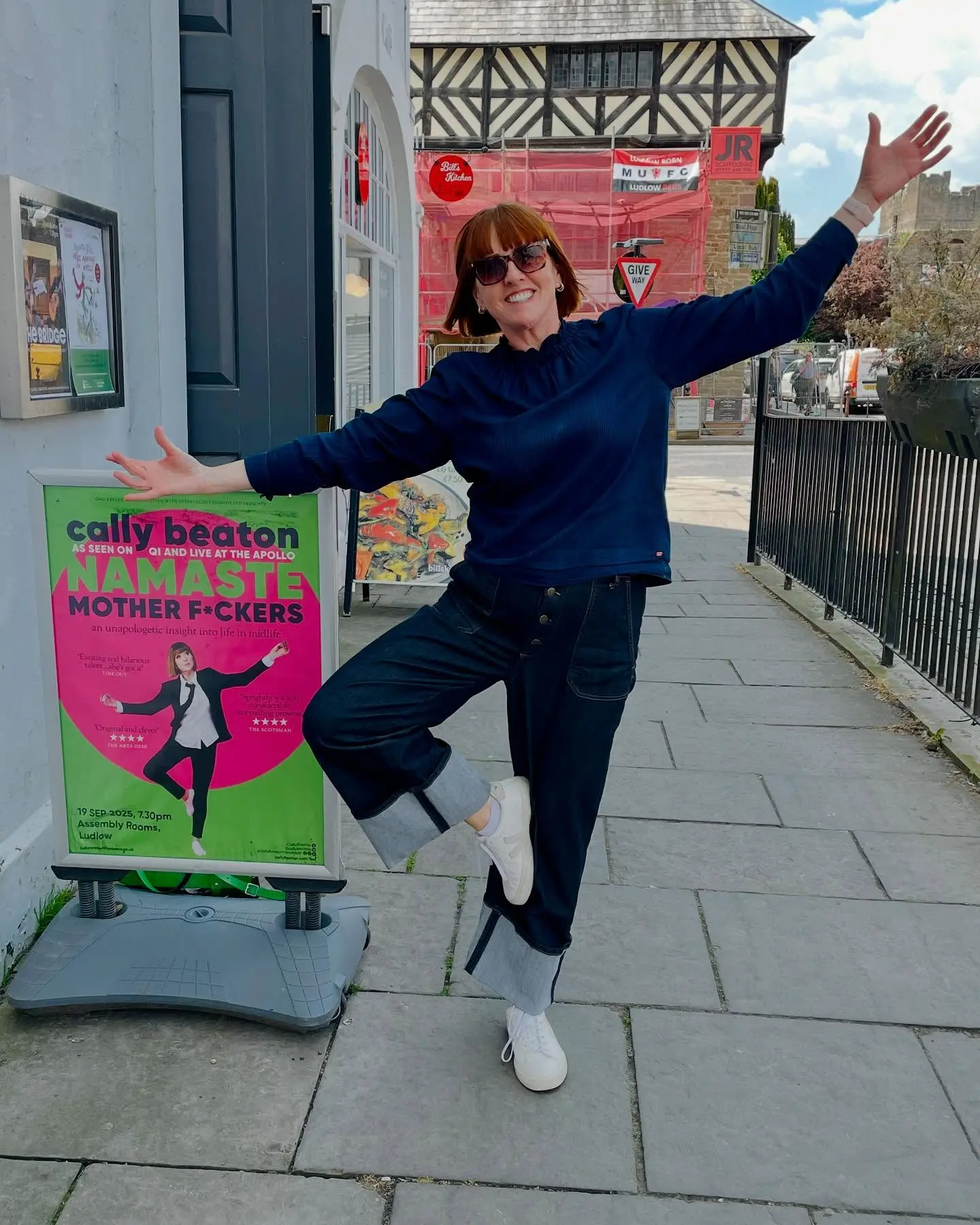Cally Beaton Bumps Into Ludlow Ahead Of Fringe Shows Surprise Shropshire meeting launches Cambridge W.I.P. comedy dates at Bill Murray this May.