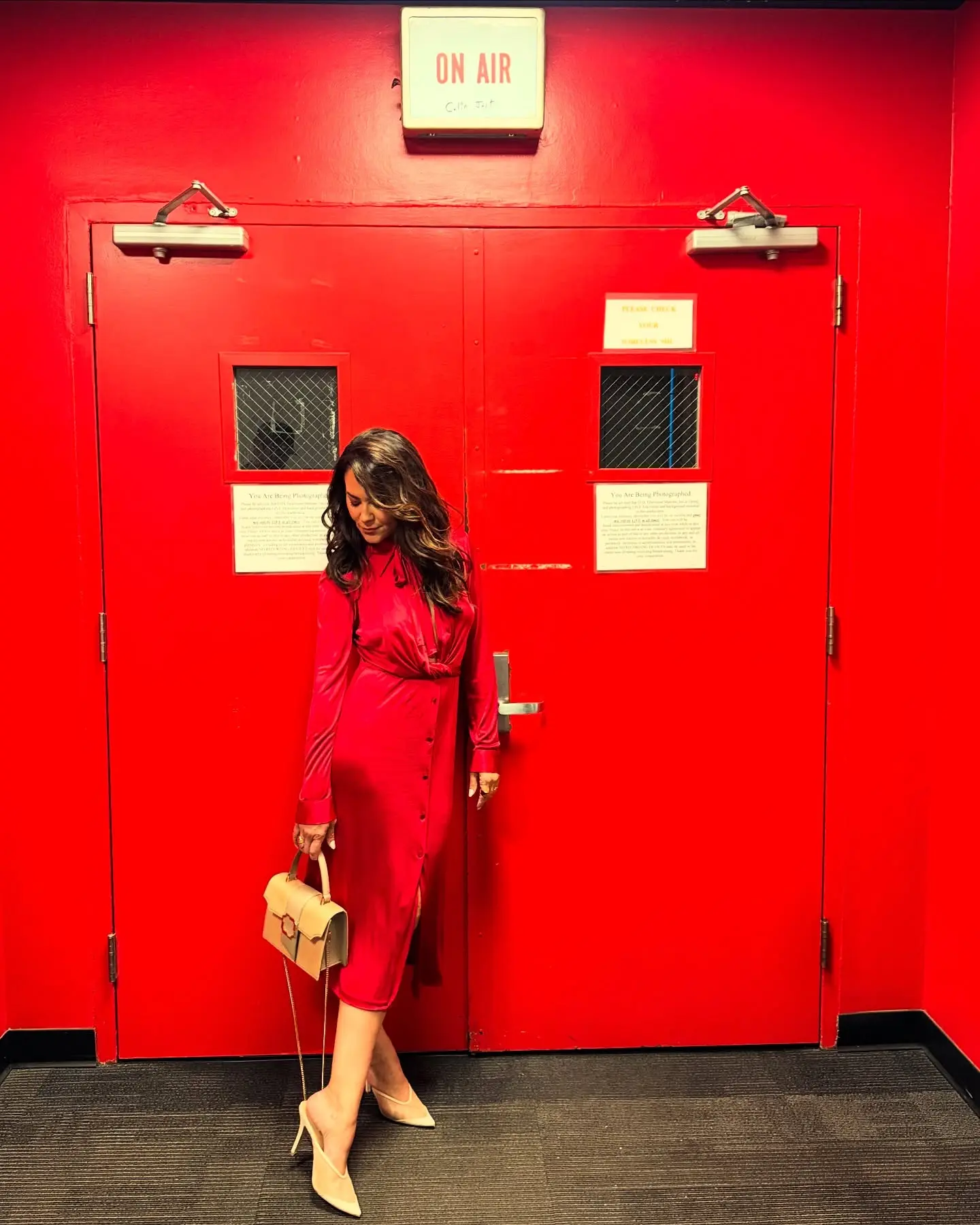 Camille Guaty’s NYC Style Marathon For DUSTER Camille Guaty stuns in Halston red and Veronica Beard white for her NYC DUSTER promo blitz