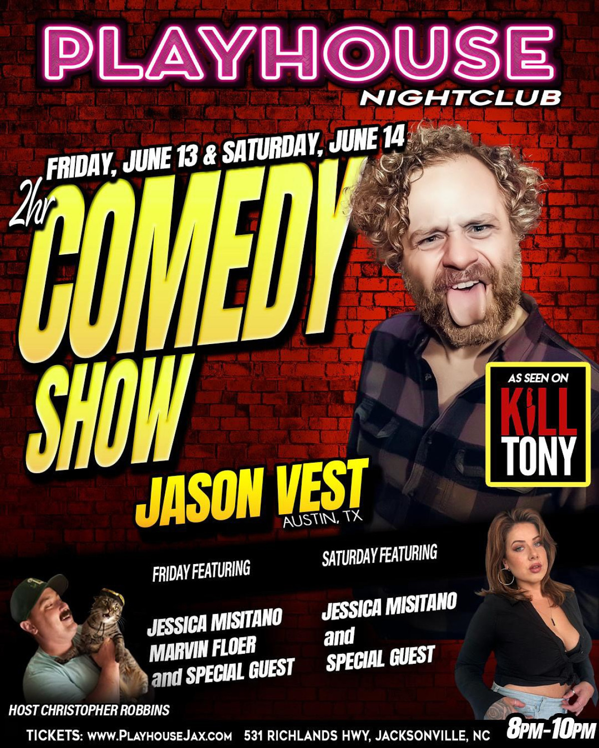 Camp Lejeune Comedy And Bikini Contest Night Laughs ignite Jacksonville as Jason Vest blends comedy and bikinis with military spirit!!