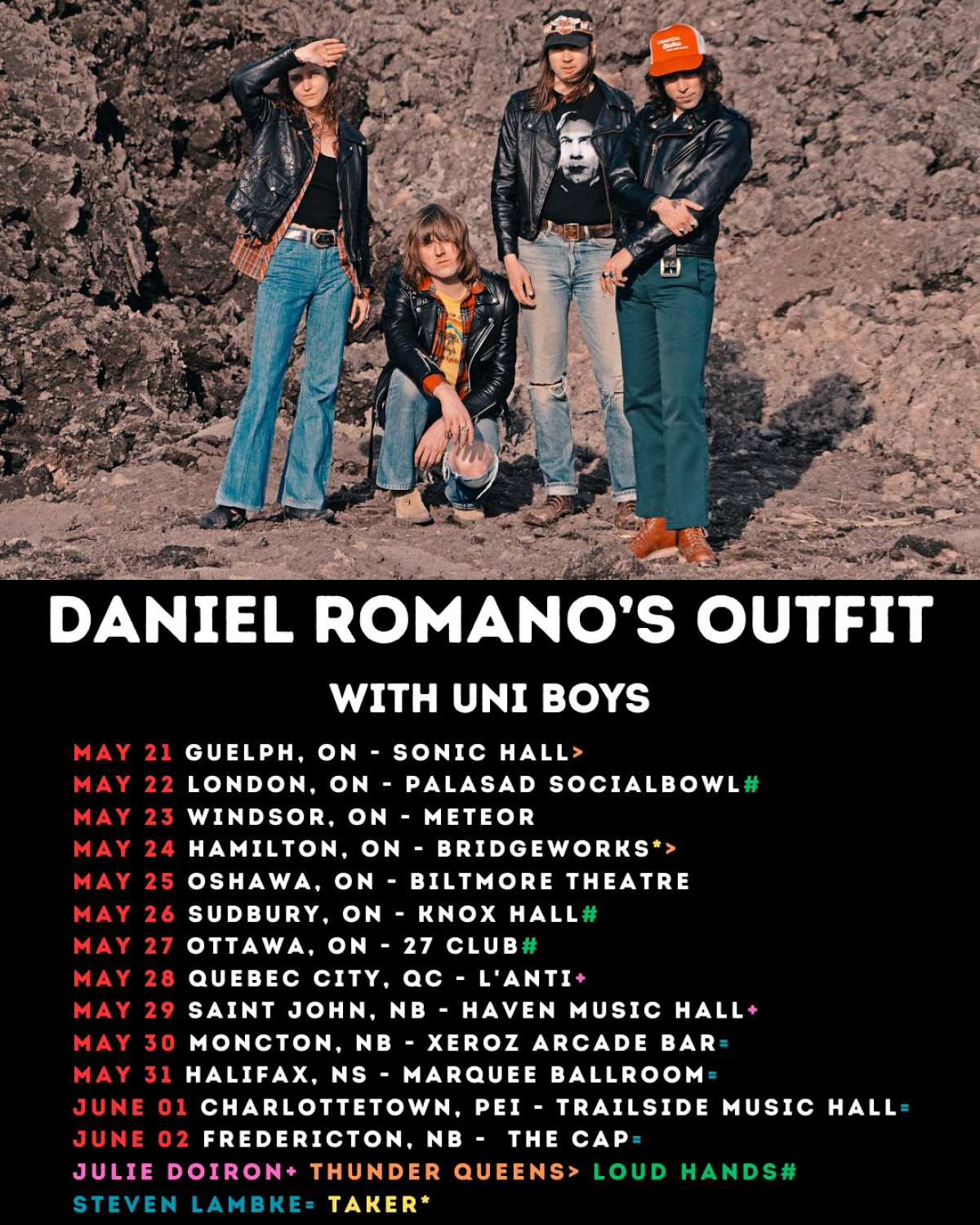 Canadian Tour Launches Next Week With Top Acts Join a star-studded tour featuring new bands and classic vibe across Canada’s live stage!