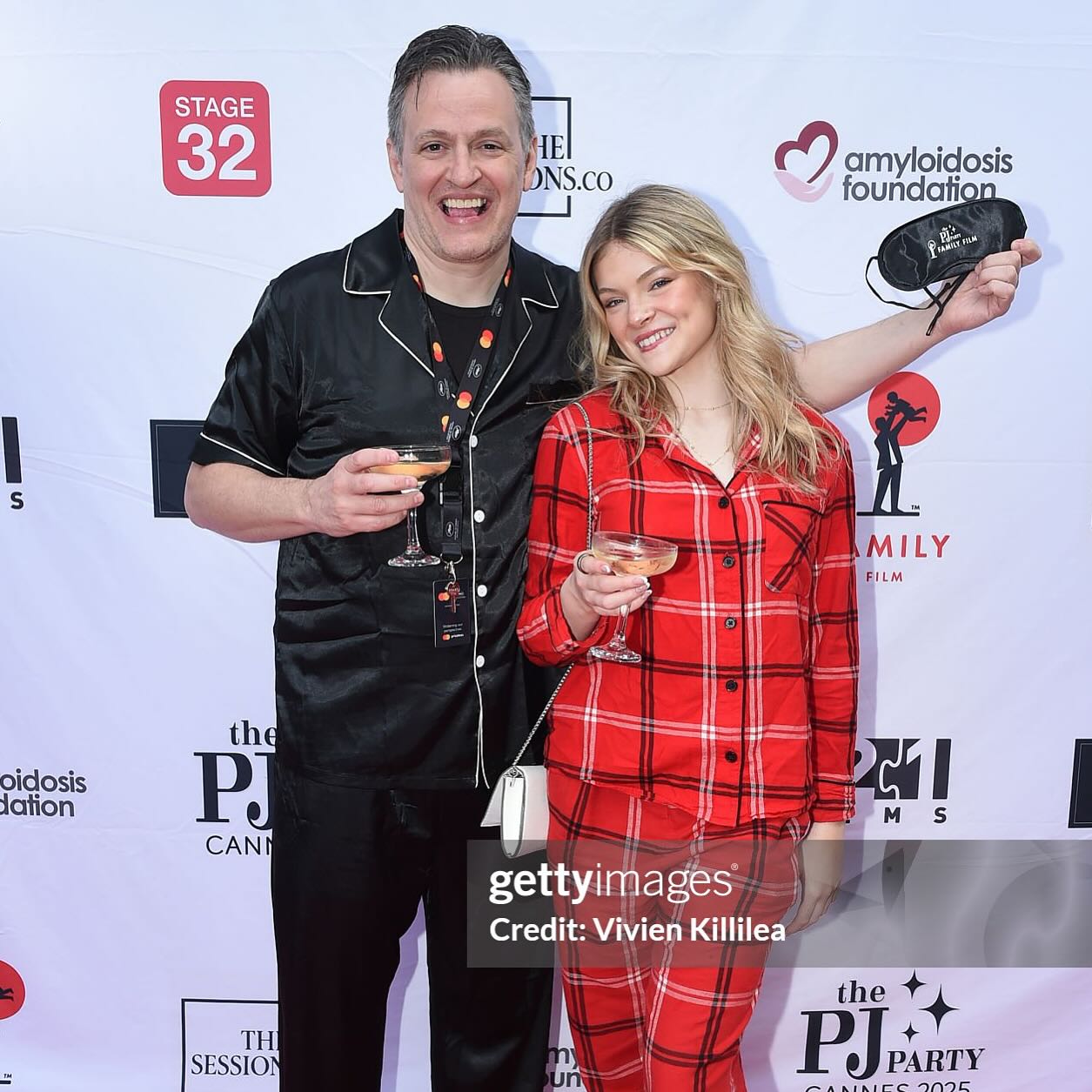 Cannes Pajama Party With Daughter Ella Cannes family fun: celeb dad delights with quirky pajamas and heartfelt moments with Ella!