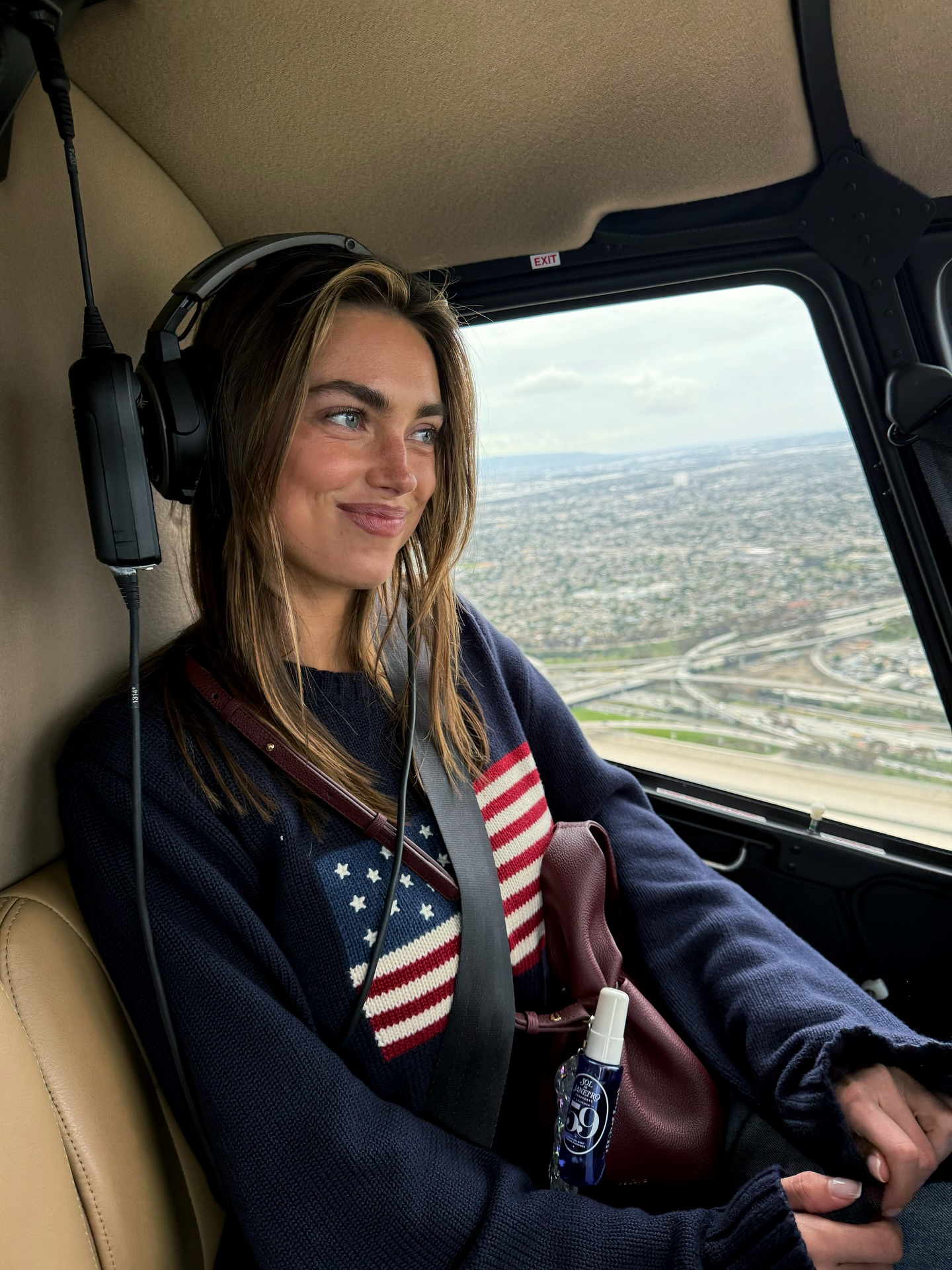Captain Charlie Speaks With Urban Aerial View