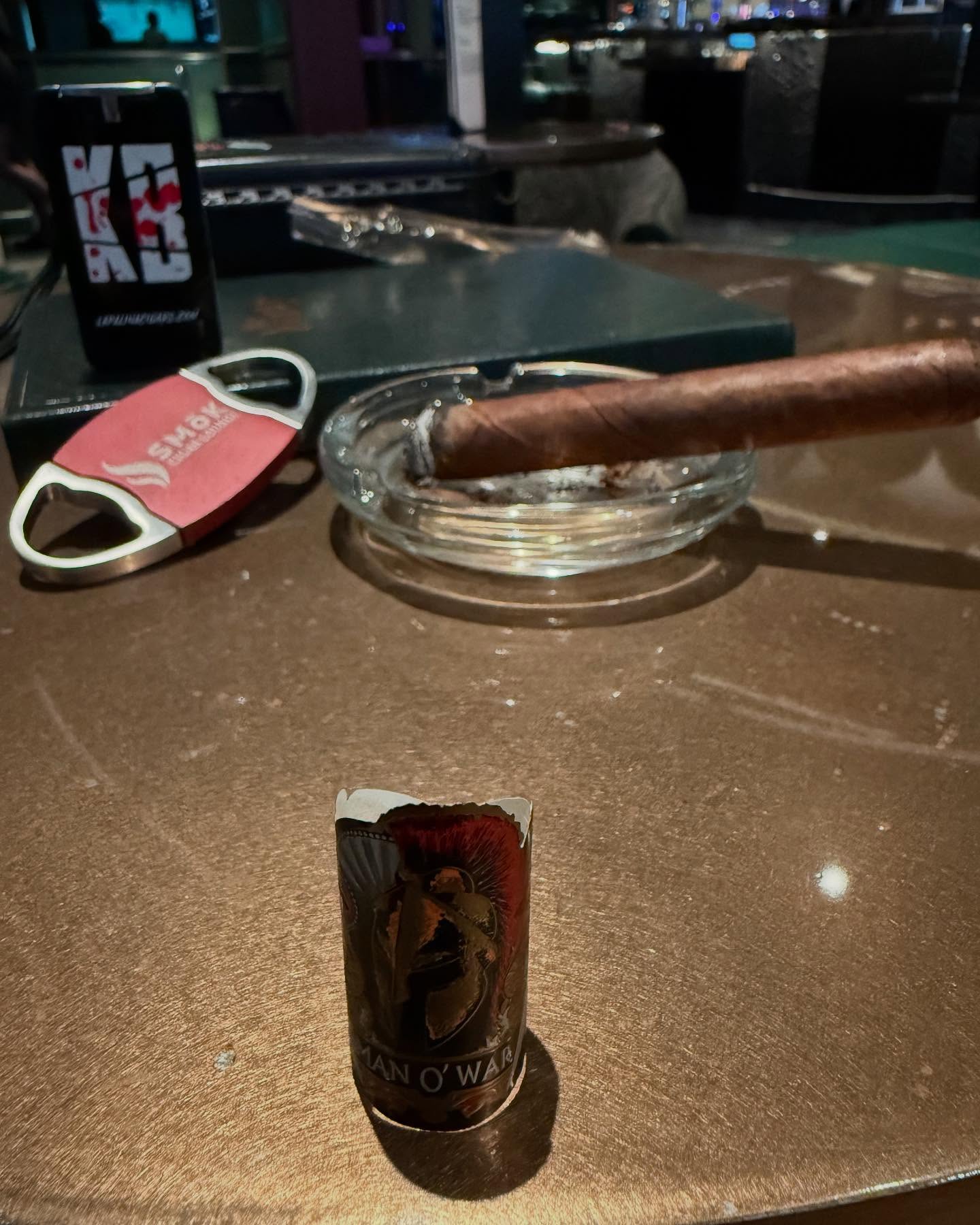 Carlos Mencia's Pre Show Cigar Moment