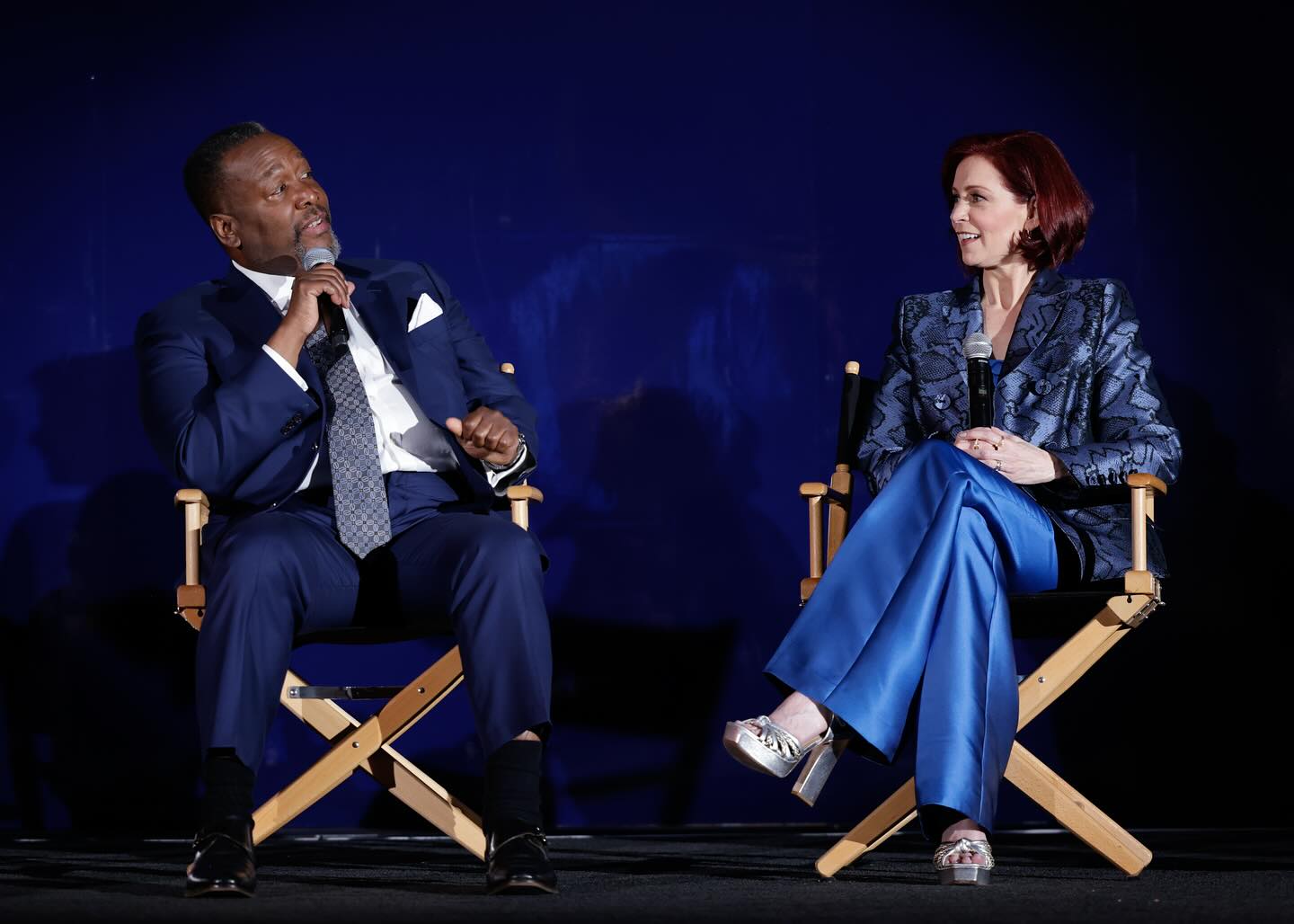 Carrie Preston Shines At CBS Fest