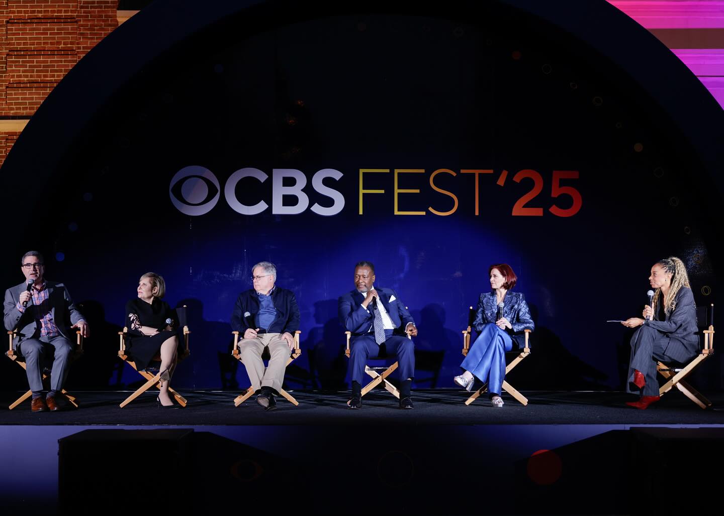 Carrie Preston Shines At CBS Fest