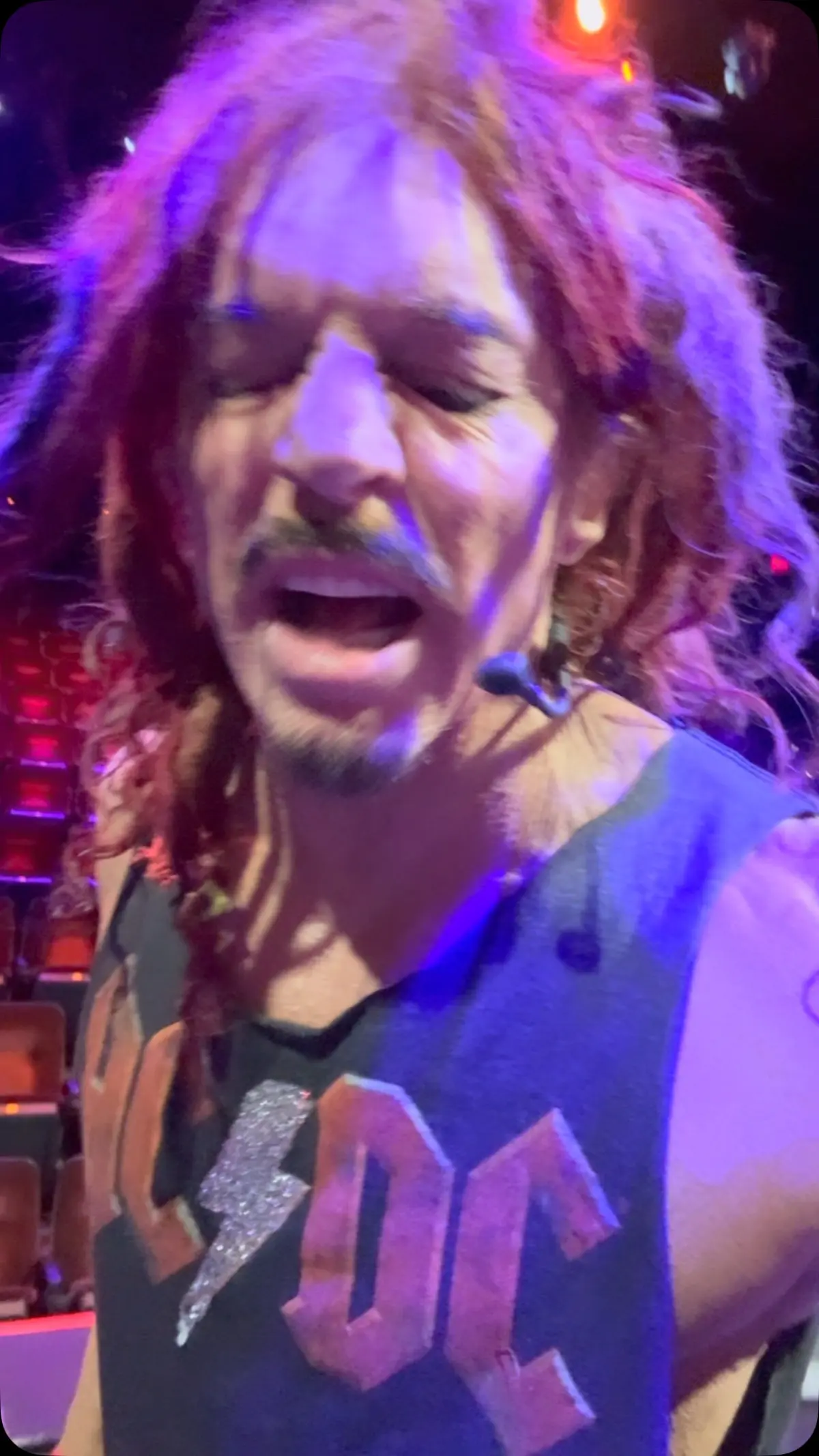 Carrot Top delivers bold soundcheck, inspired by funk legend James Brown at Luxury LV -Go