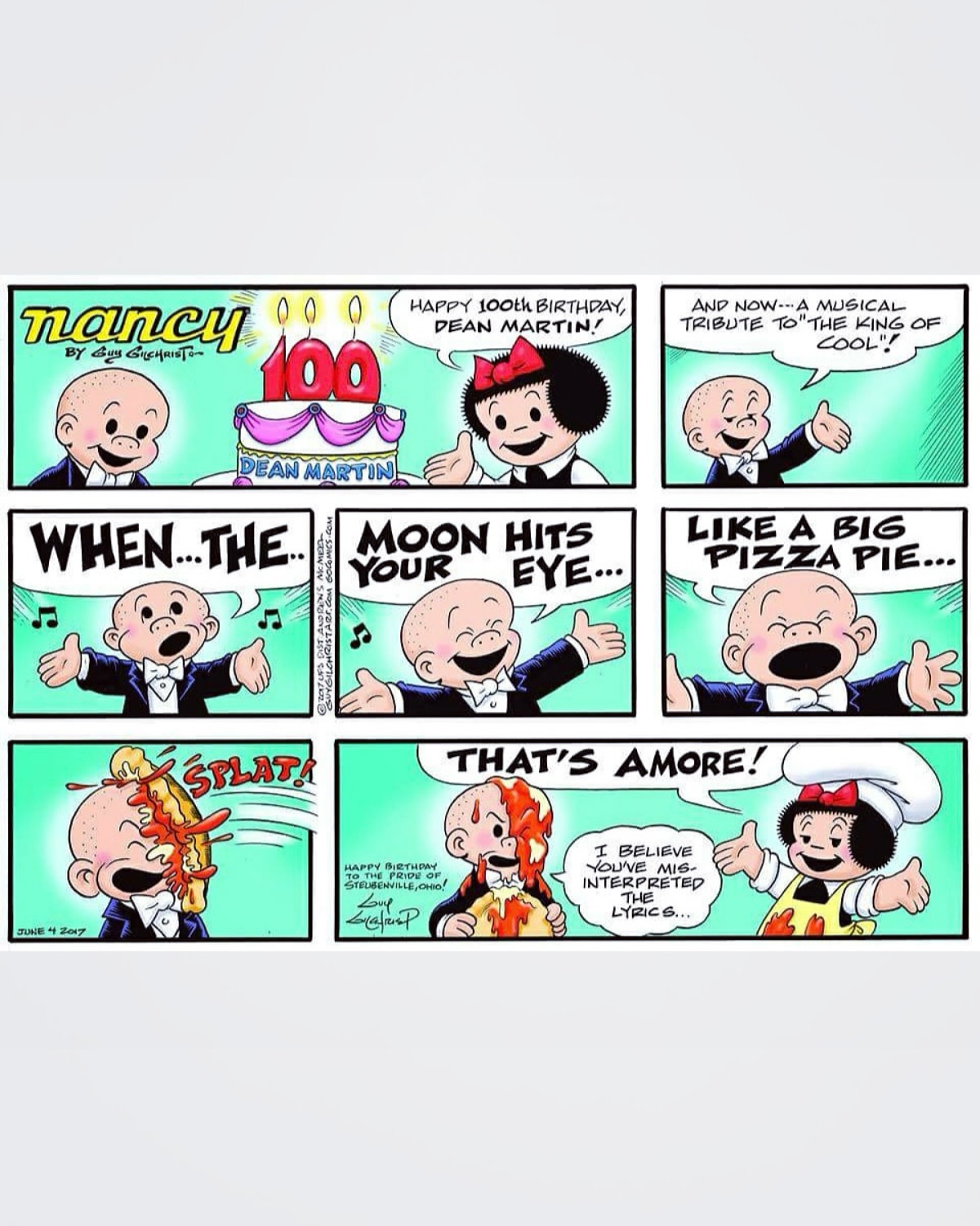 Cartoonist Day Honors Classic Nancy Art Marking Cartoonist Day Celebrating Guy Gilchrist's Classic Nancy Art & Timeles Creativity