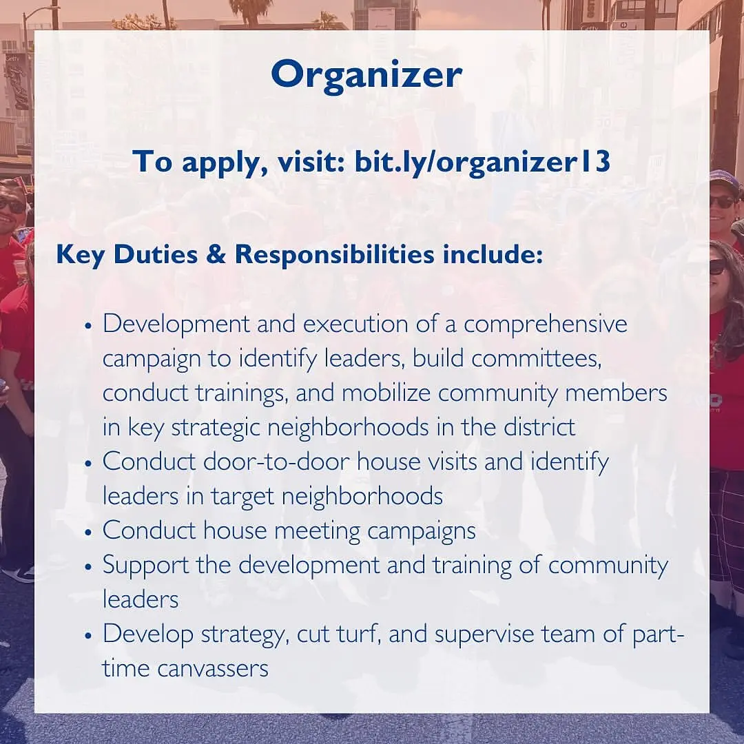 CD13 Seeks Bilingual Organizer to Amplify Community Outreach