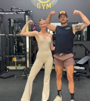 Celebrity Couple Gym Banter