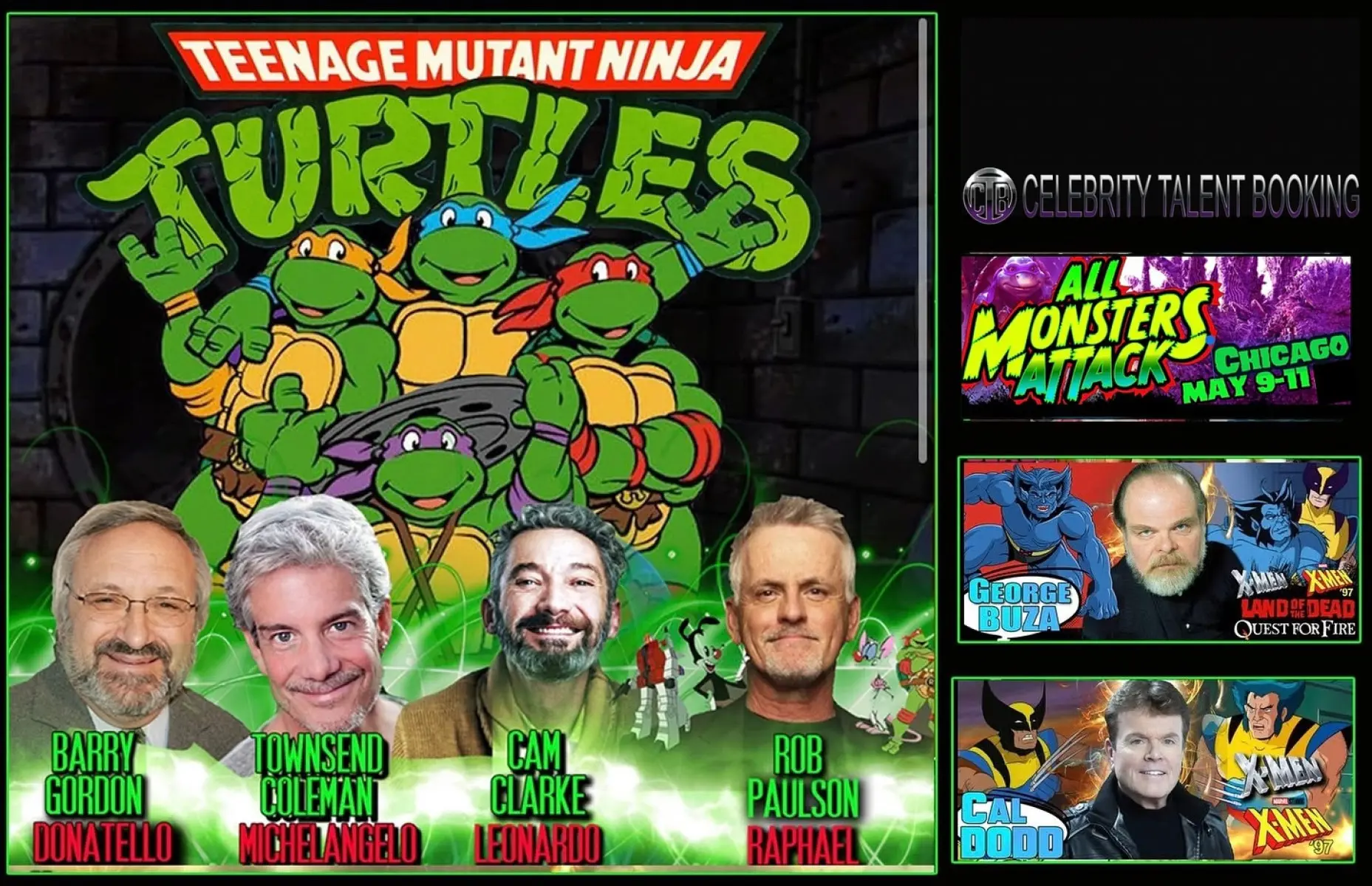 Celebrity Crew Rocks Chicago At All Monsters Attack Chicago hosts top voice actors for autographs, selfies and magic at All Monsters Attack!!!