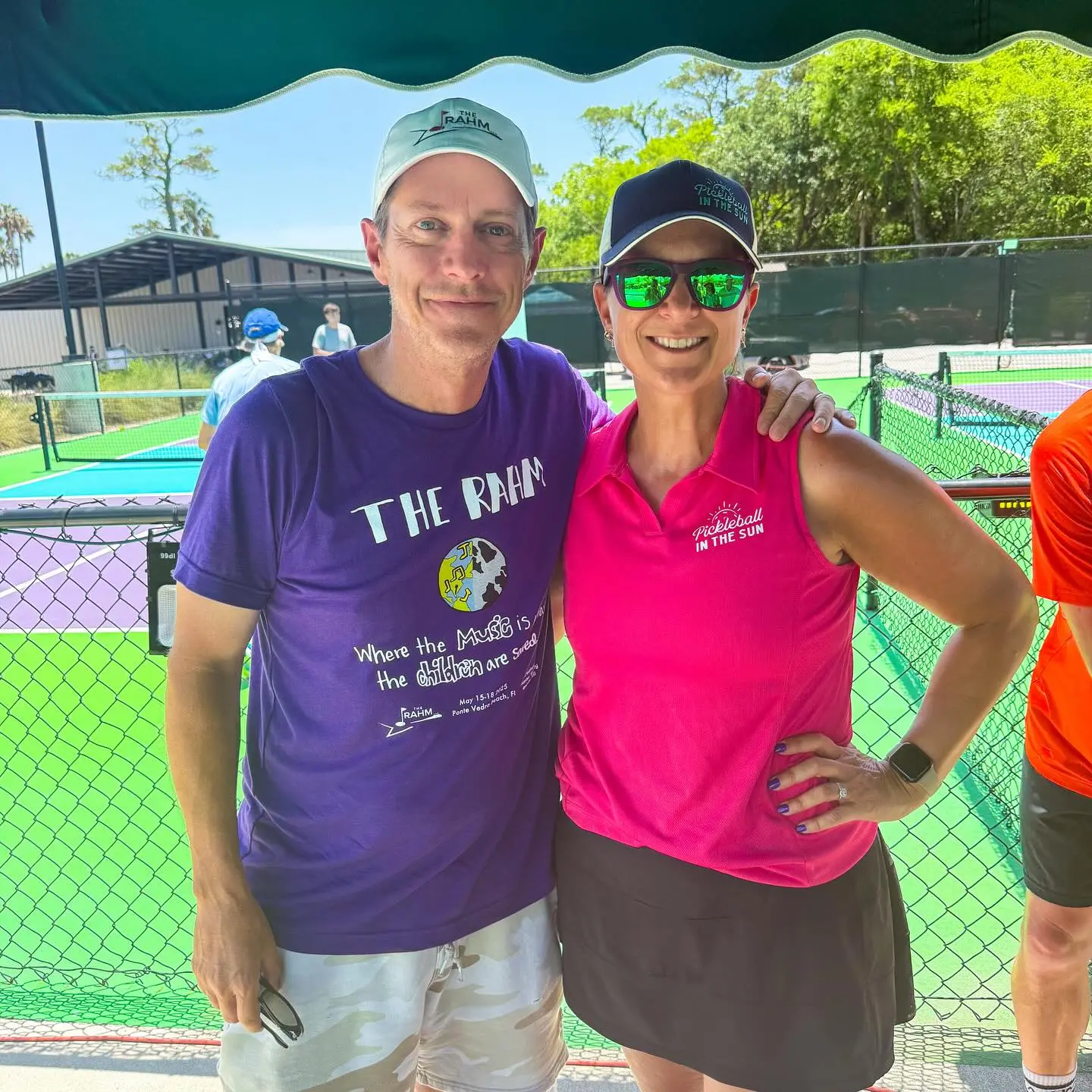 Celebrity Pickleball Fun At Rahm Tournament