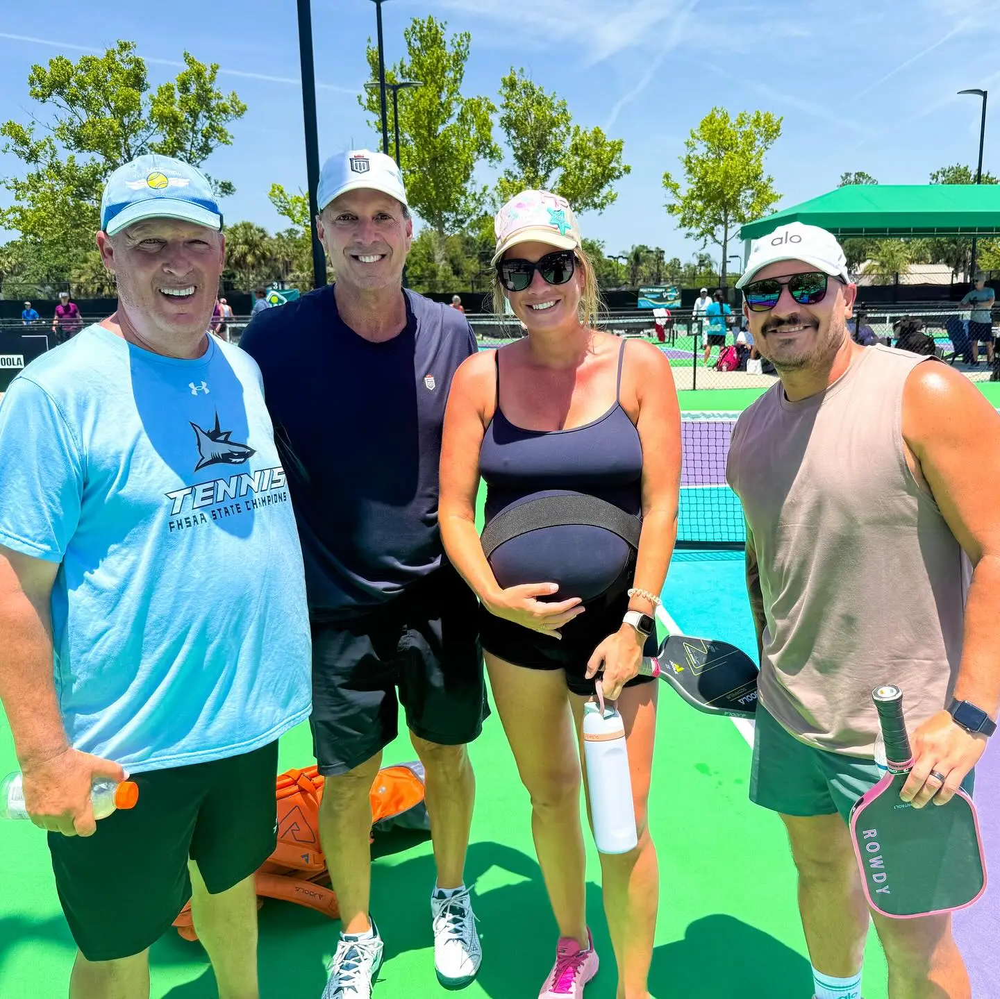 Celebrity Pickleball Fun At Rahm Tournament
