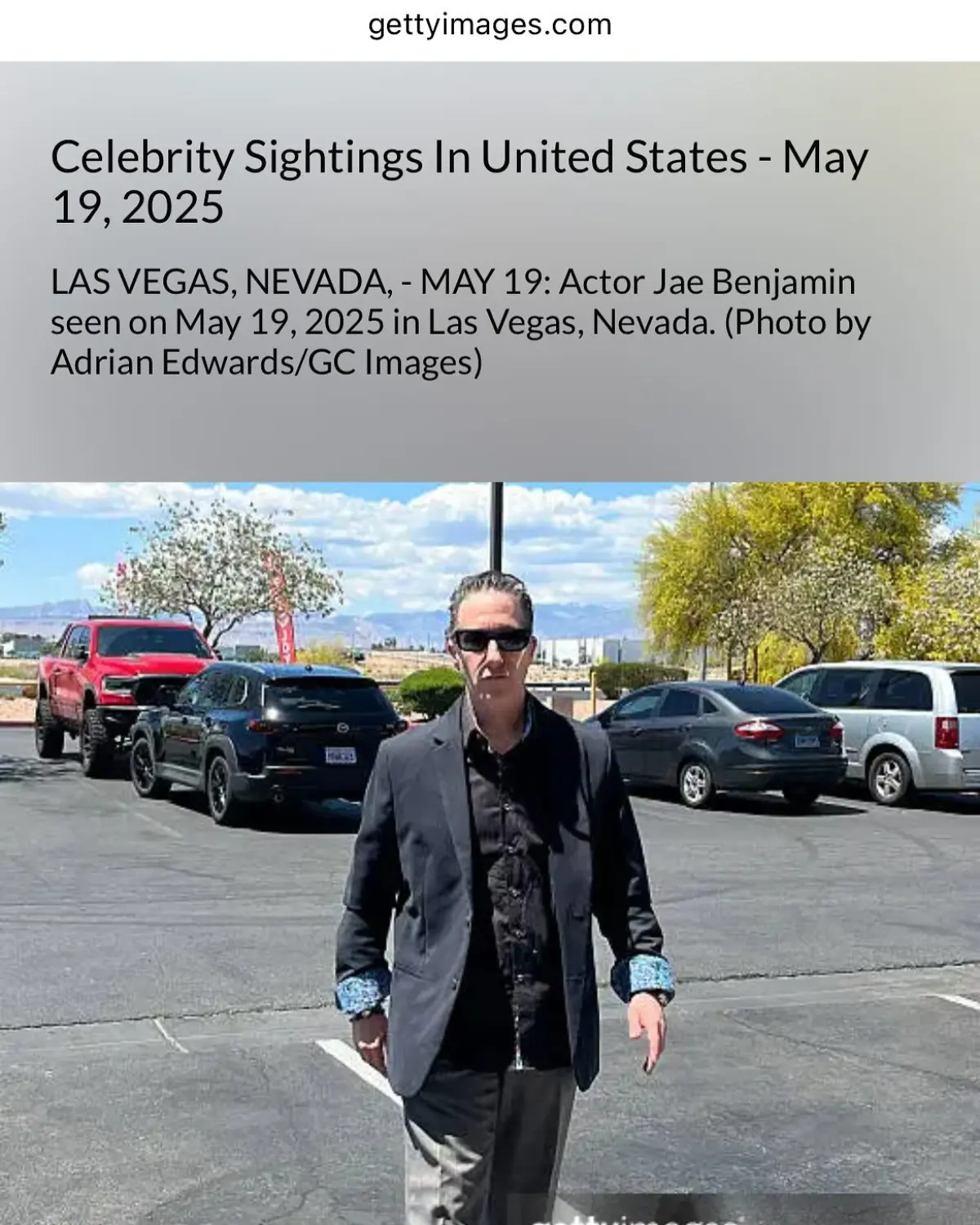 Celebrity Sightings: Jae Benjamin In Vegas Vegas dazzles as Jae Benjamin appears on May 19 2025, enchanting fans and igniting buzz!!