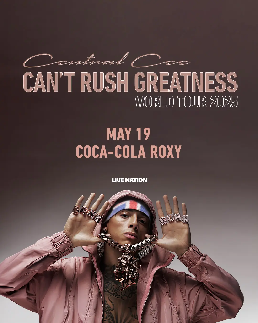 Central Cee Launches Can’t Rush Greatness Tour