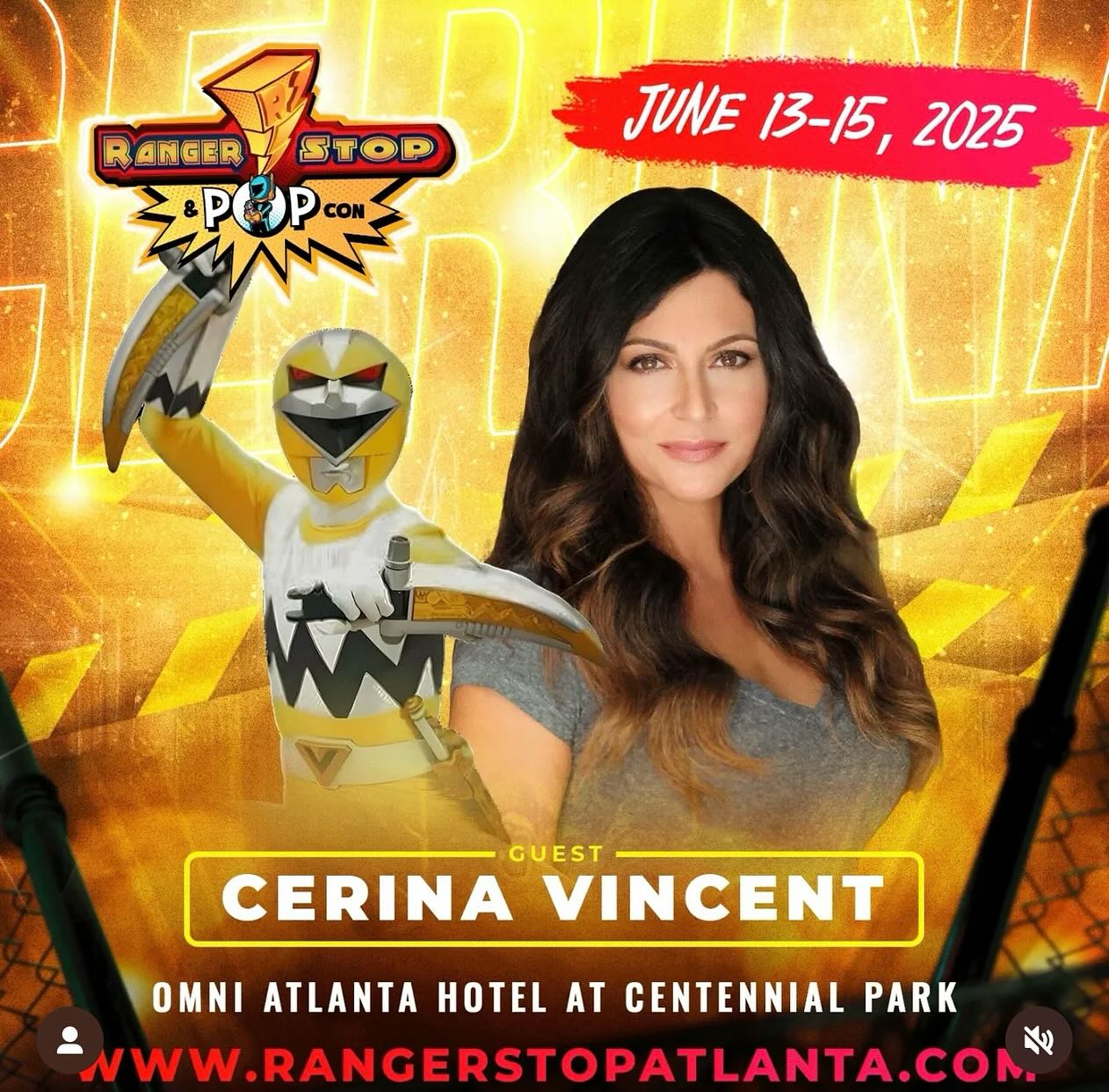 Cerina Vincent Joins Atlanta Power Rangers Fan Event Exclusive update on Cerina Vincent’s upcoming appearance at the Atlanta fan event 2025!!!