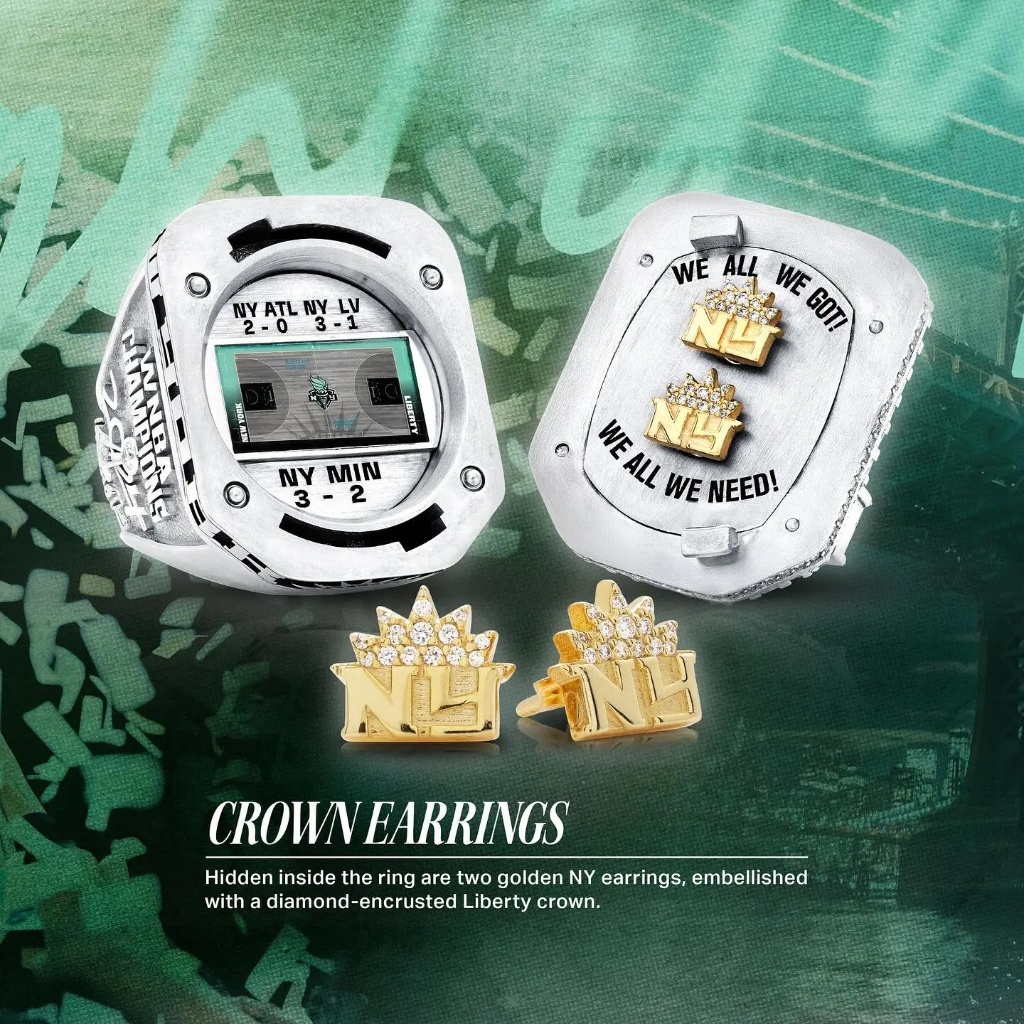Champion Rings Unveiled In Historic NYLiberty Moment