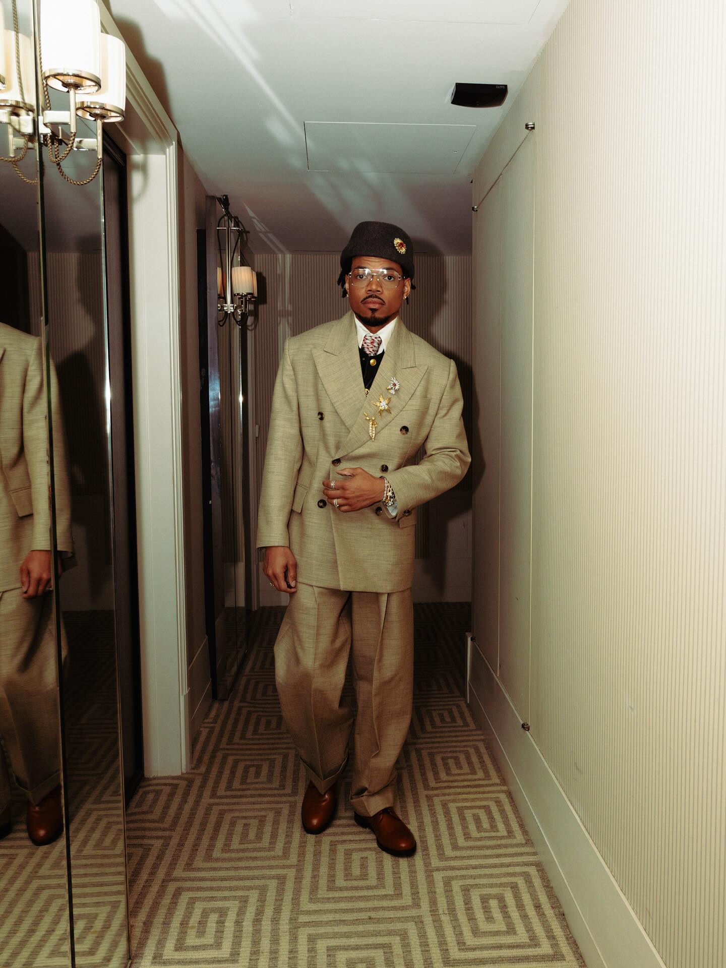 Chance stuns fans in chic style, merging urban beats with high fashion and pure flair 24/7.