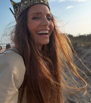 Iconic actress Charisma Carpenter flaunts empowered elegance in a bold Instagram shoutout.