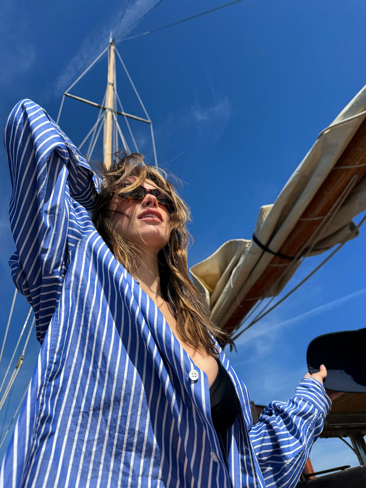 Charleen Weiss Cruises in Style on Scenic Boat Outing