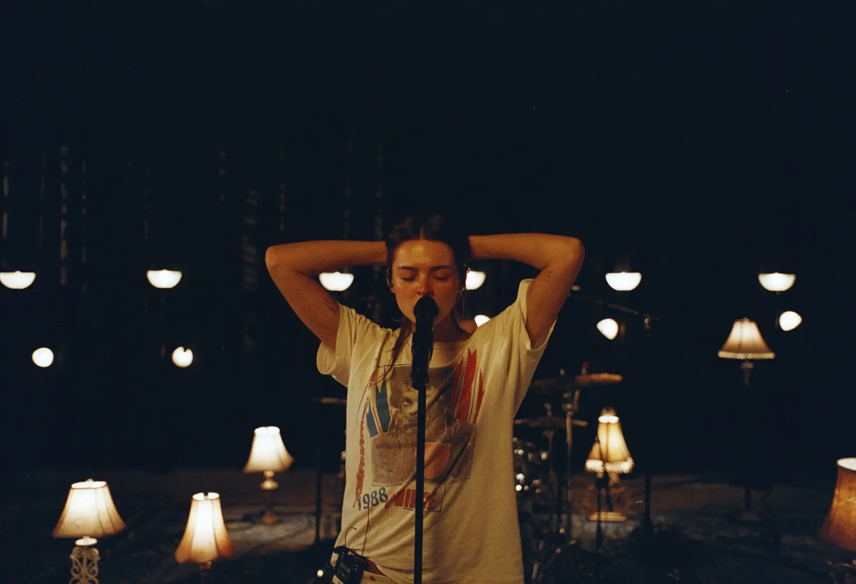 Charlotte Lawrence Rehearses for Kelly Clarkson Show Charlotte Lawrence readies for a stellar performance with vibrant rehearsal vibes in grace.