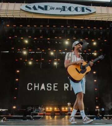 Chase Rice Brings Back Jean Shorts With Bold Performance