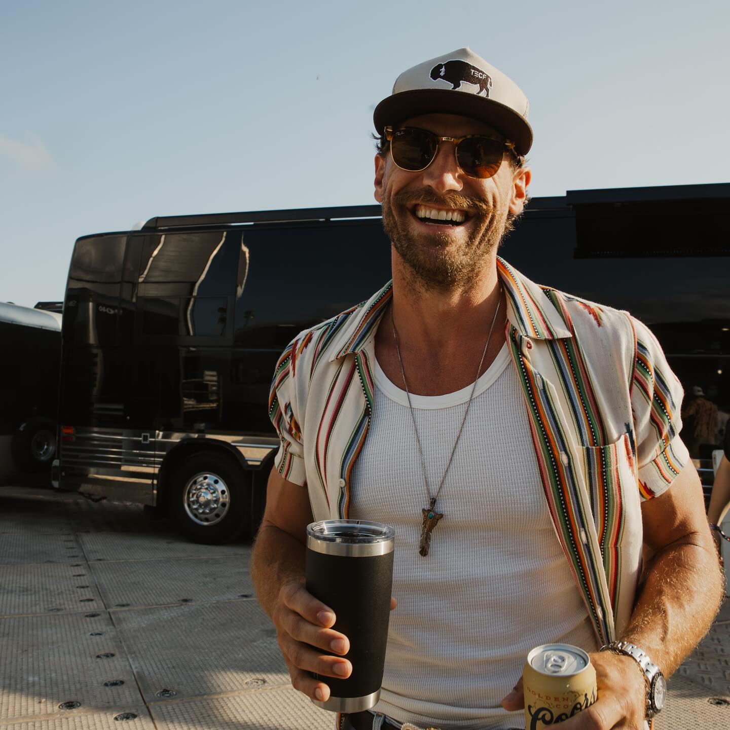 Chase Rice Brings Back Jean Shorts With Bold Performance