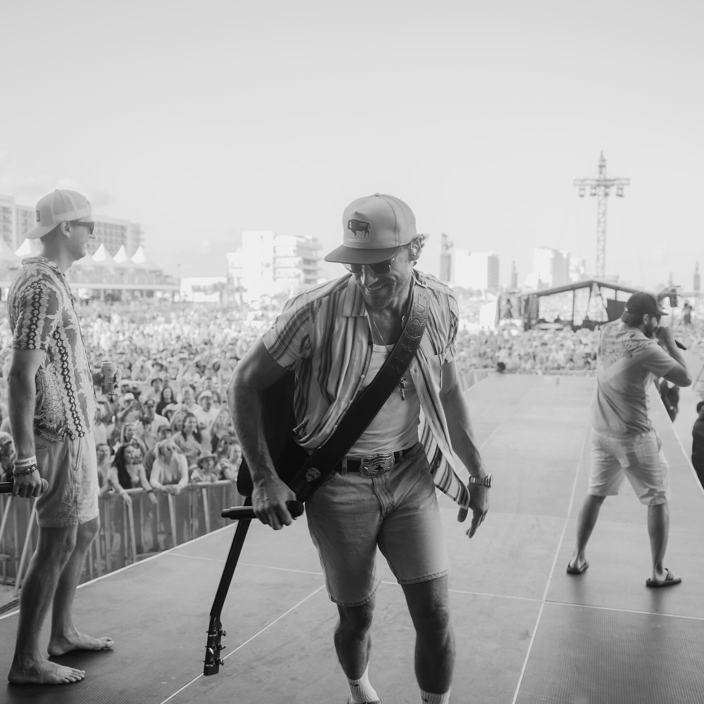 Chase Rice Brings Back Jean Shorts With Bold Performance