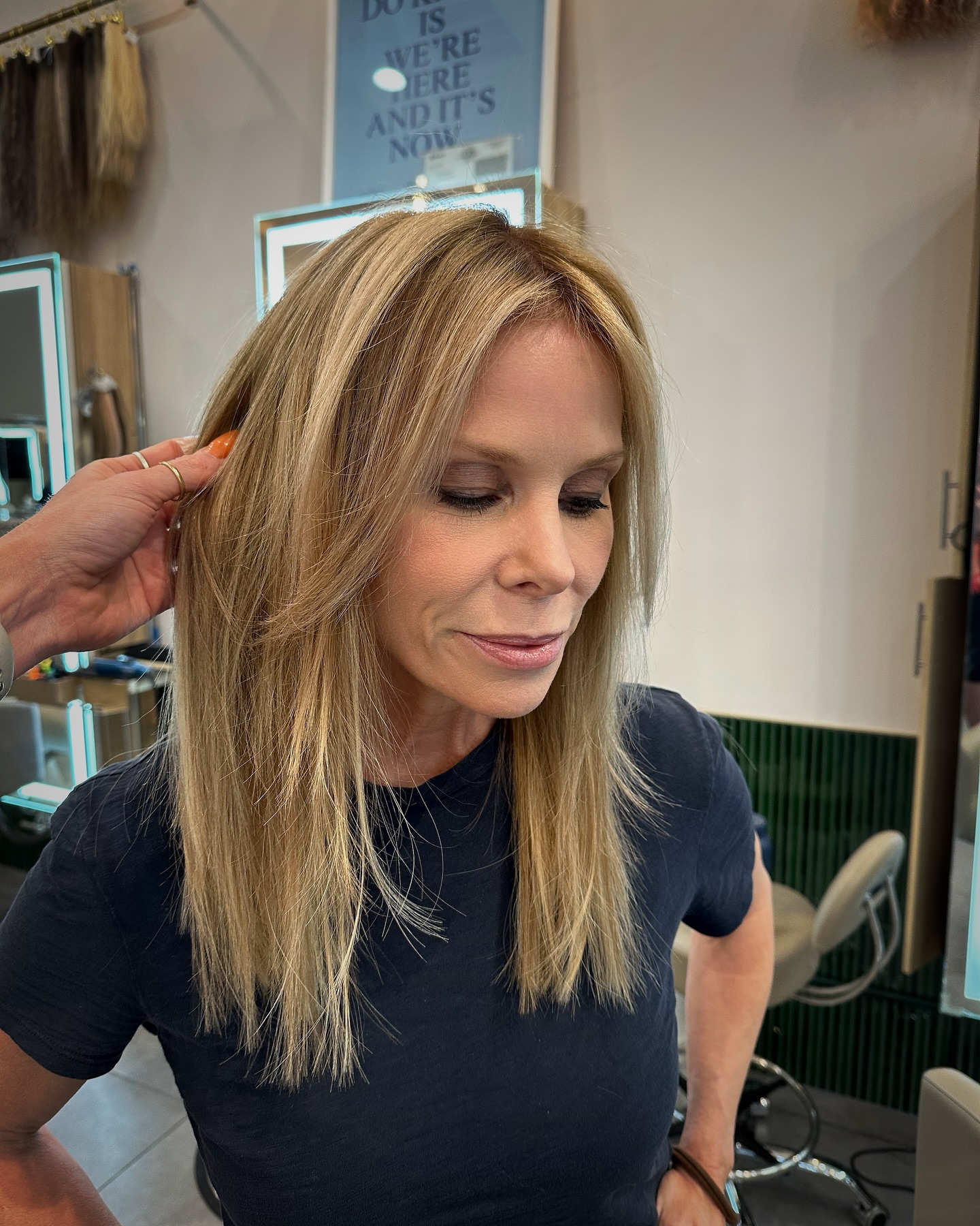 Cheryl Hines Transforms Look With LA’s Top Hair Stylist