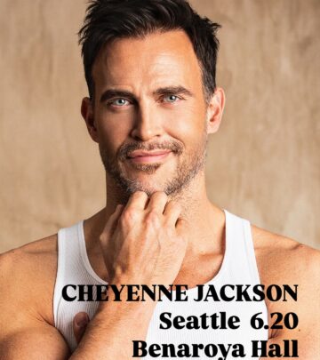 Cheyenne Jackson Brings New Show to Benaroya Hall